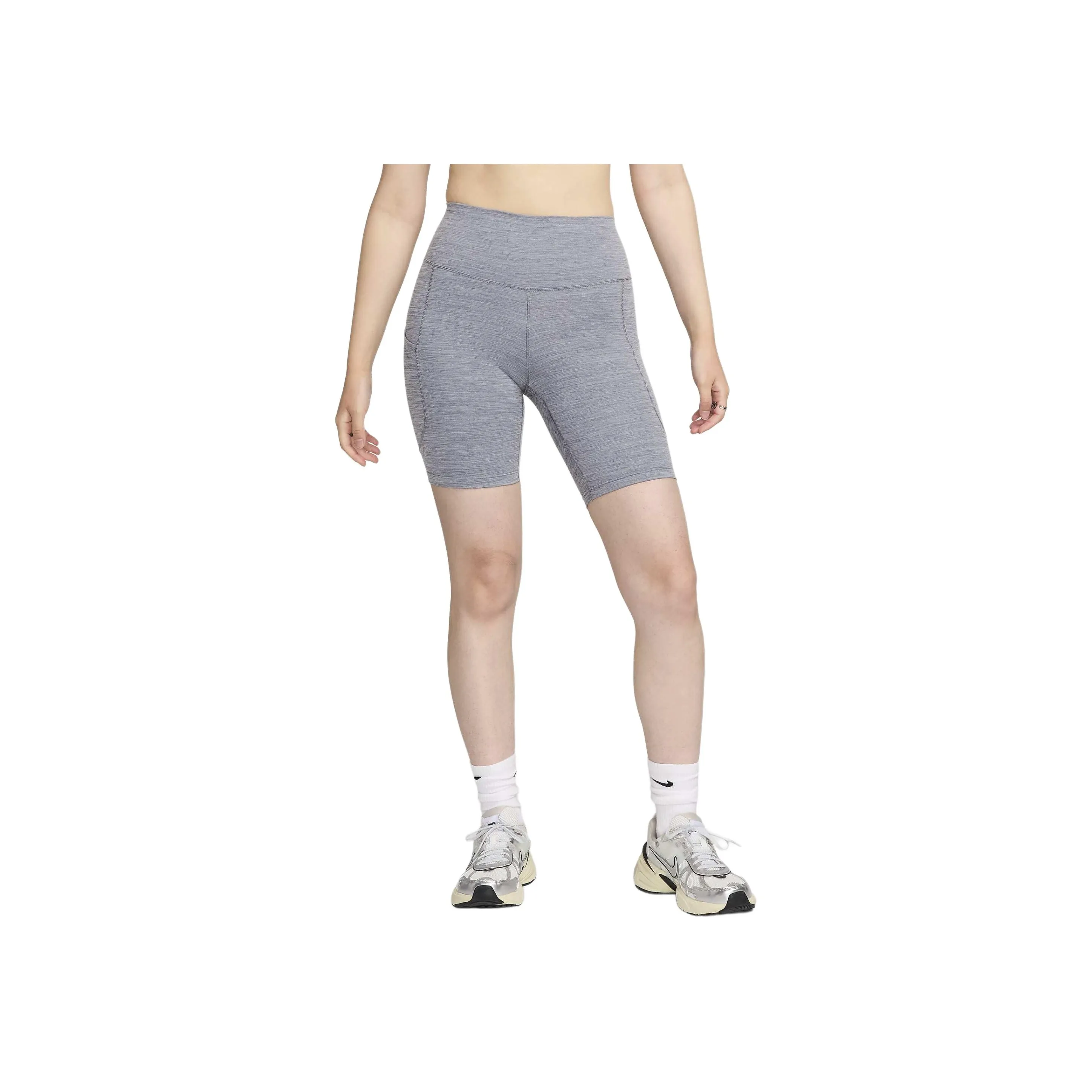 Nike One Women's High Waisted 8' Biker Shorts With Pockets