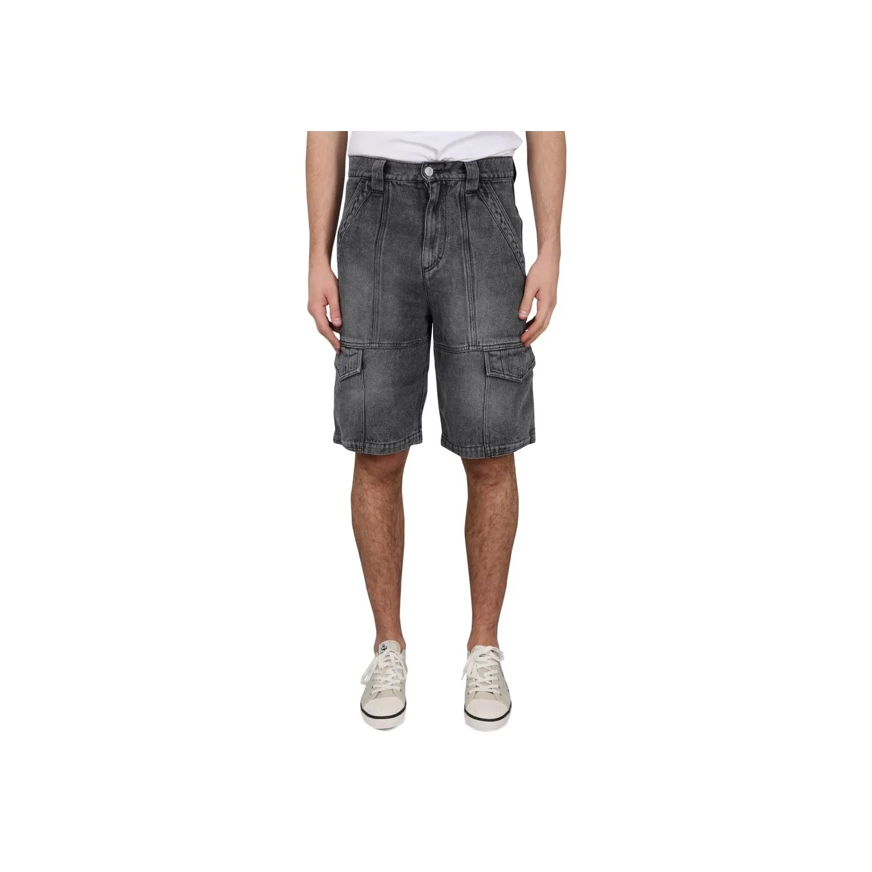 ISABEL MARANT Logo Patch Cargo Shorts