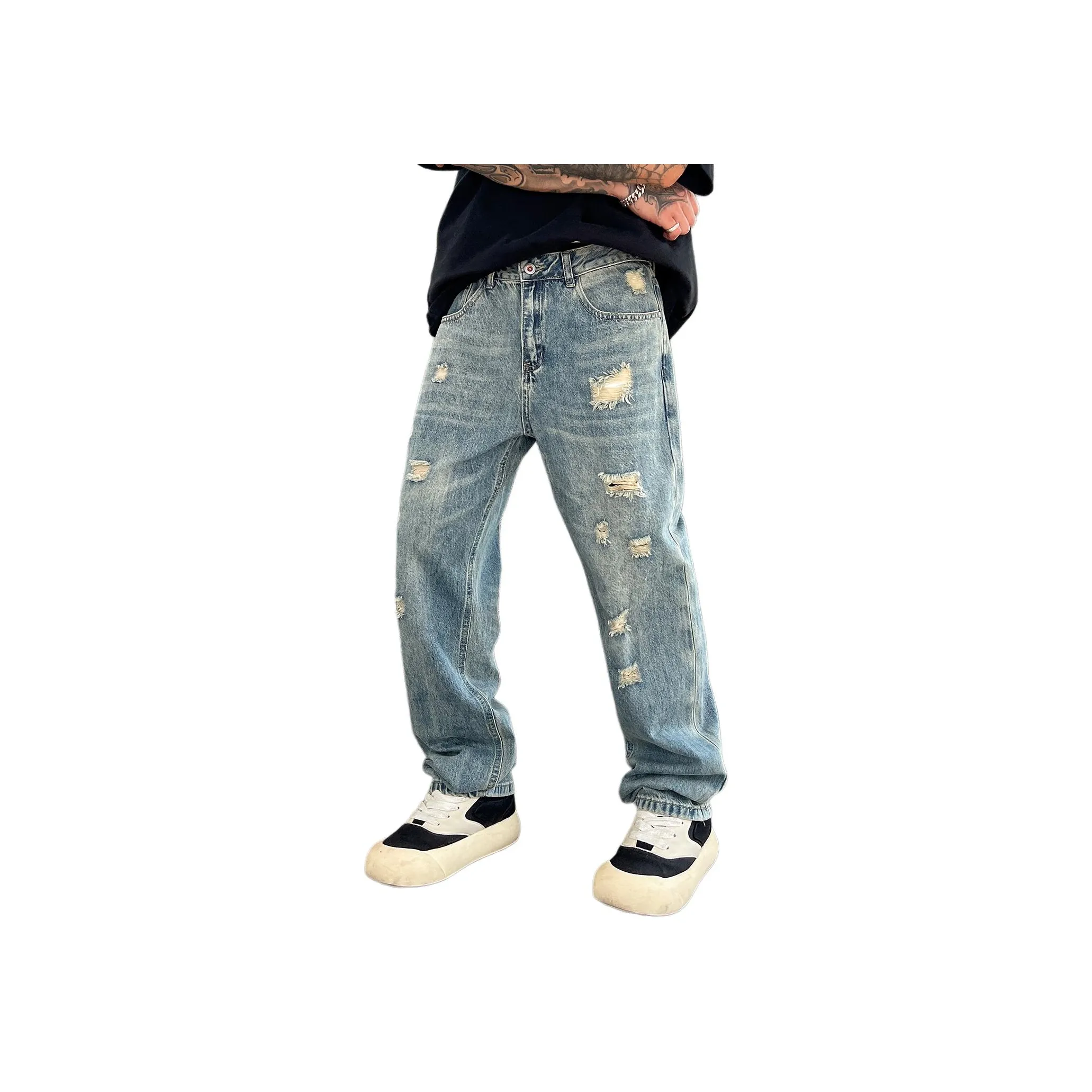 GTHOMME Синий Унисекс Джинсы