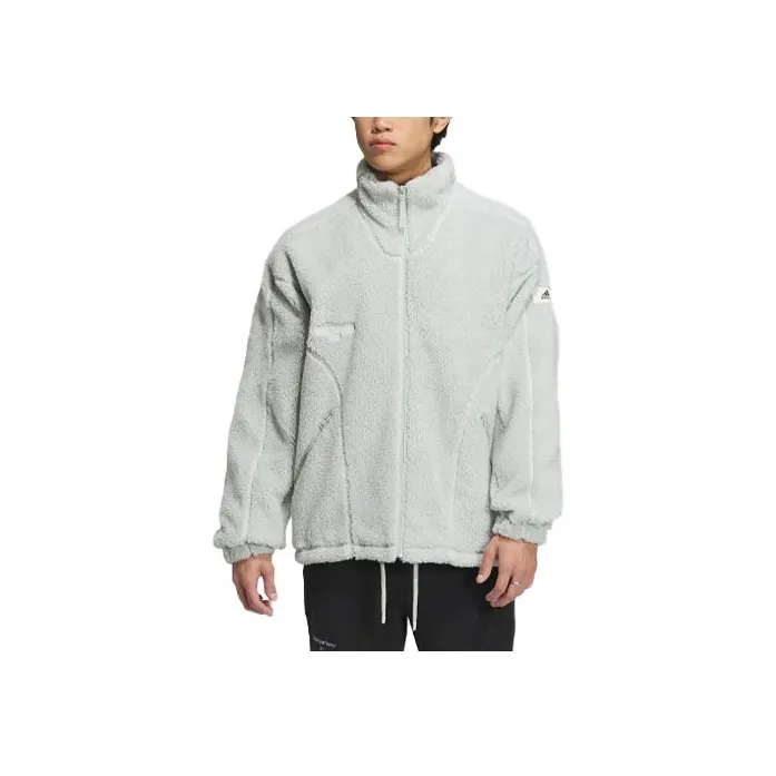 Adidas Lounge Jackets Coats Unisex Silver Gray