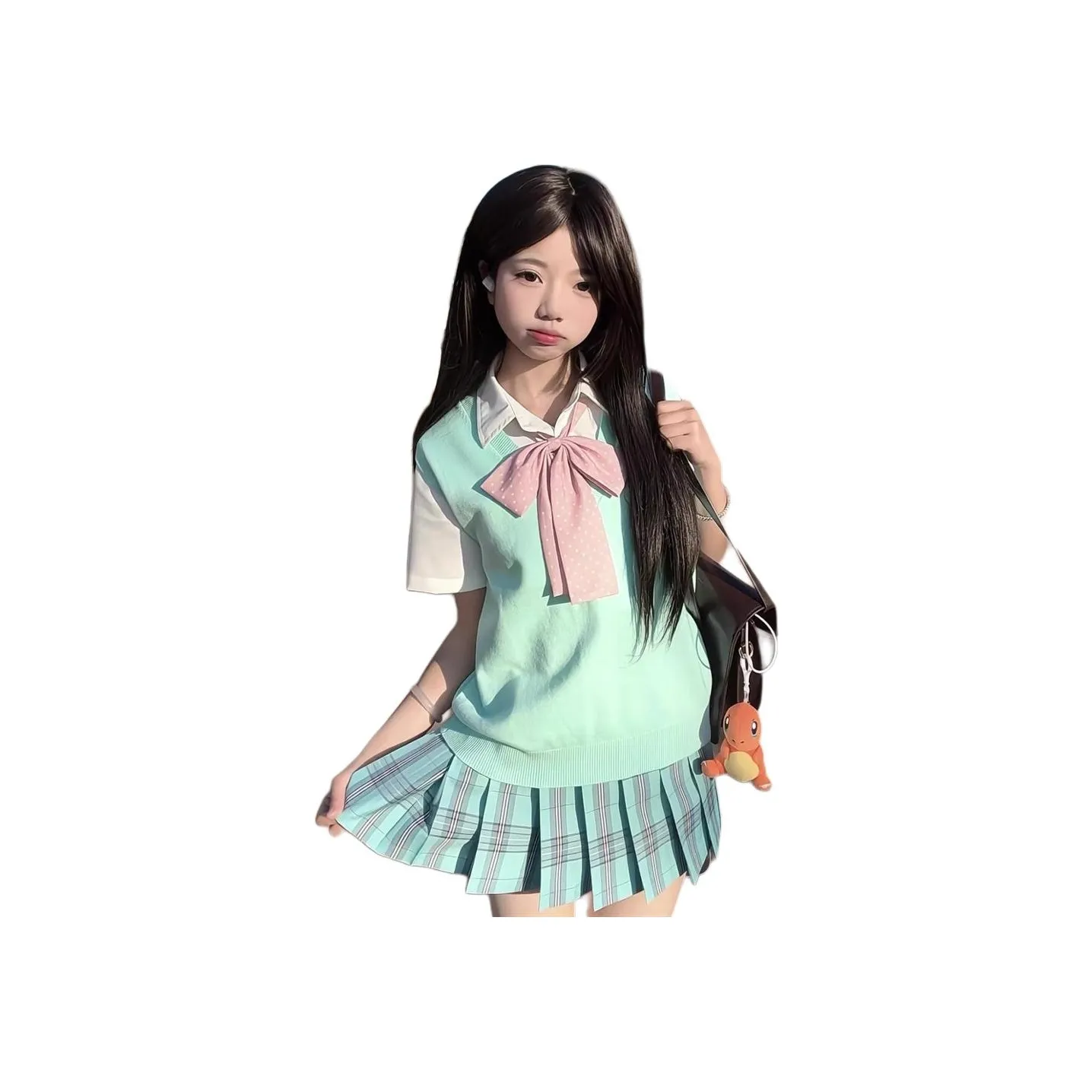 SKYA Светло-синий Женские Комплекты с юбкой