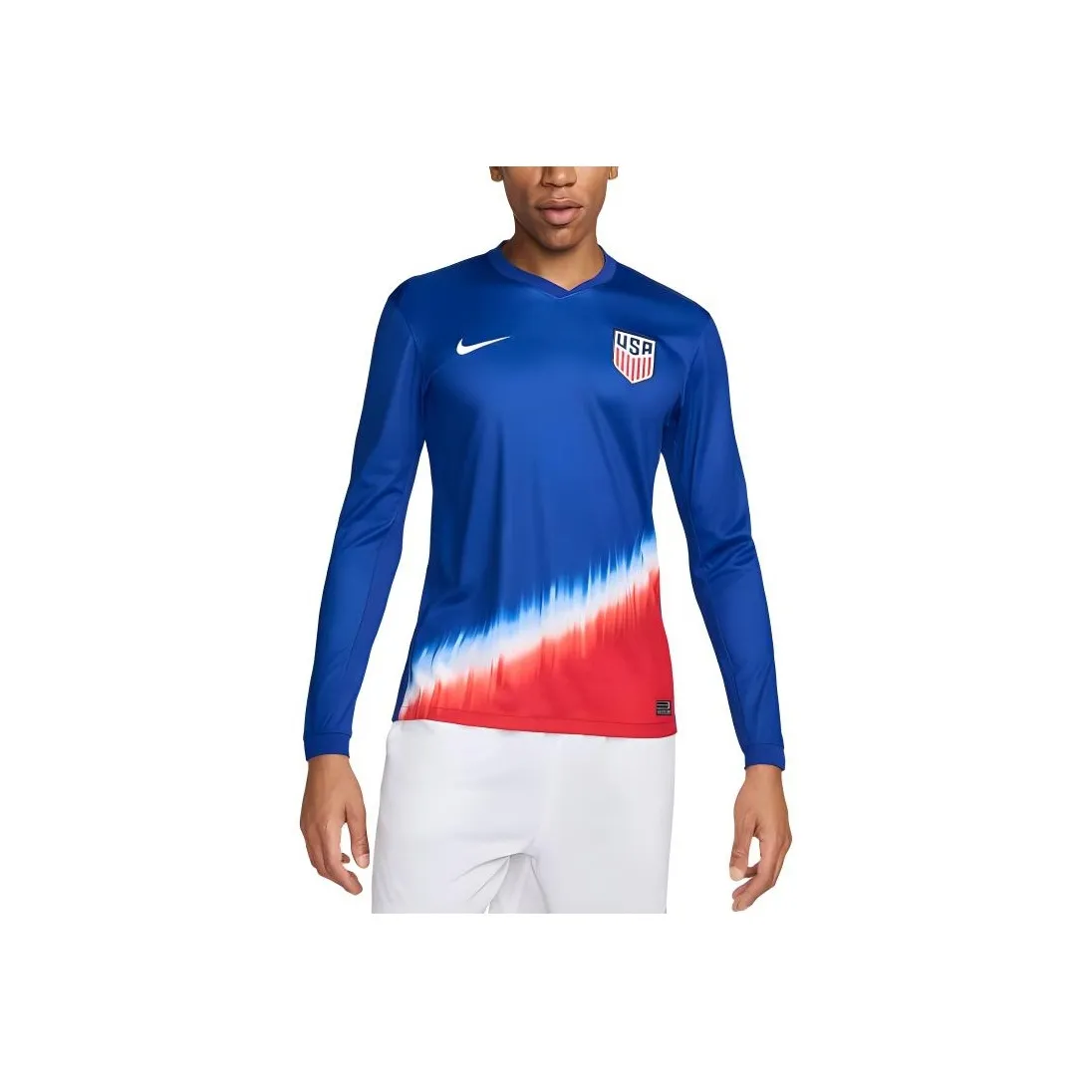 Nike Usmnt 2024 Stadium Away Men's Nike Dri FIT Soccer Long Sleeve Replica Jersey
