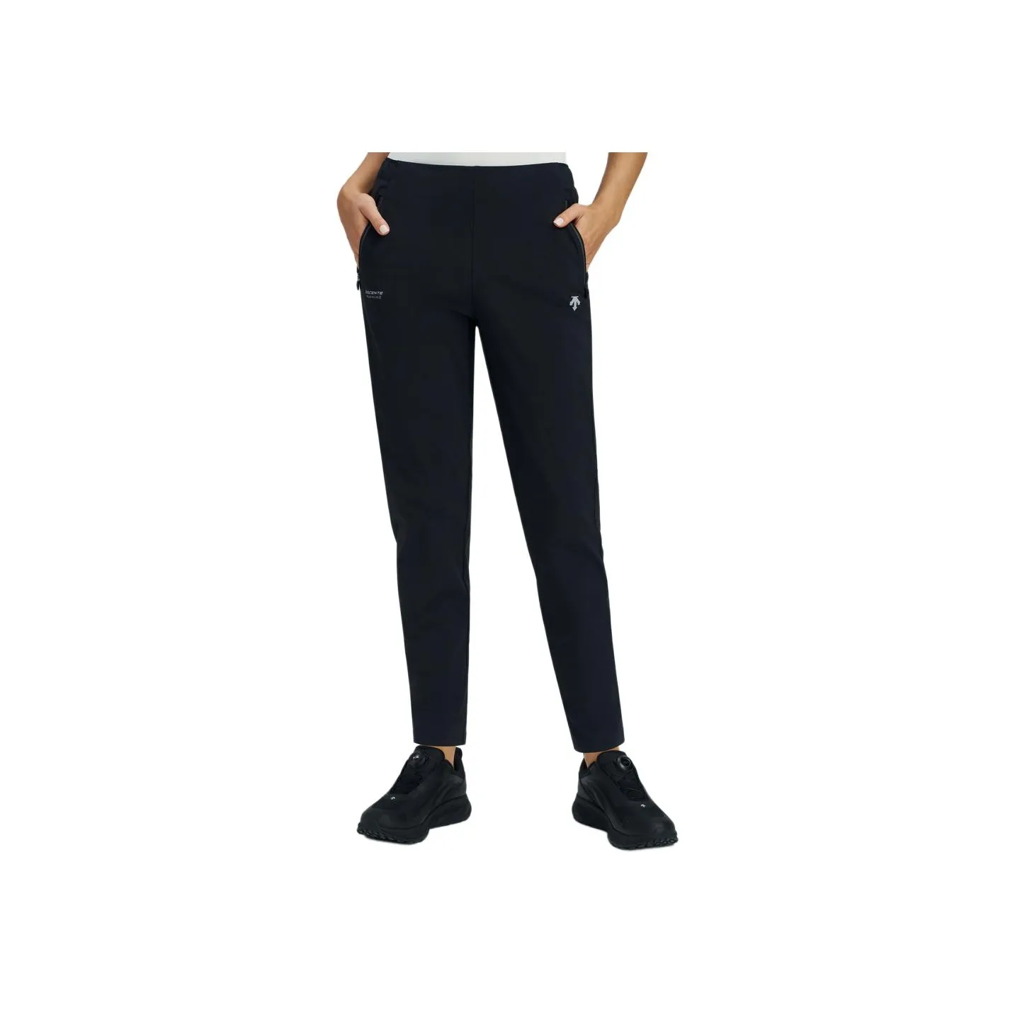 DESCENTE WOMEN'S RUNNING Series Sports Pants Women's BK BLACK