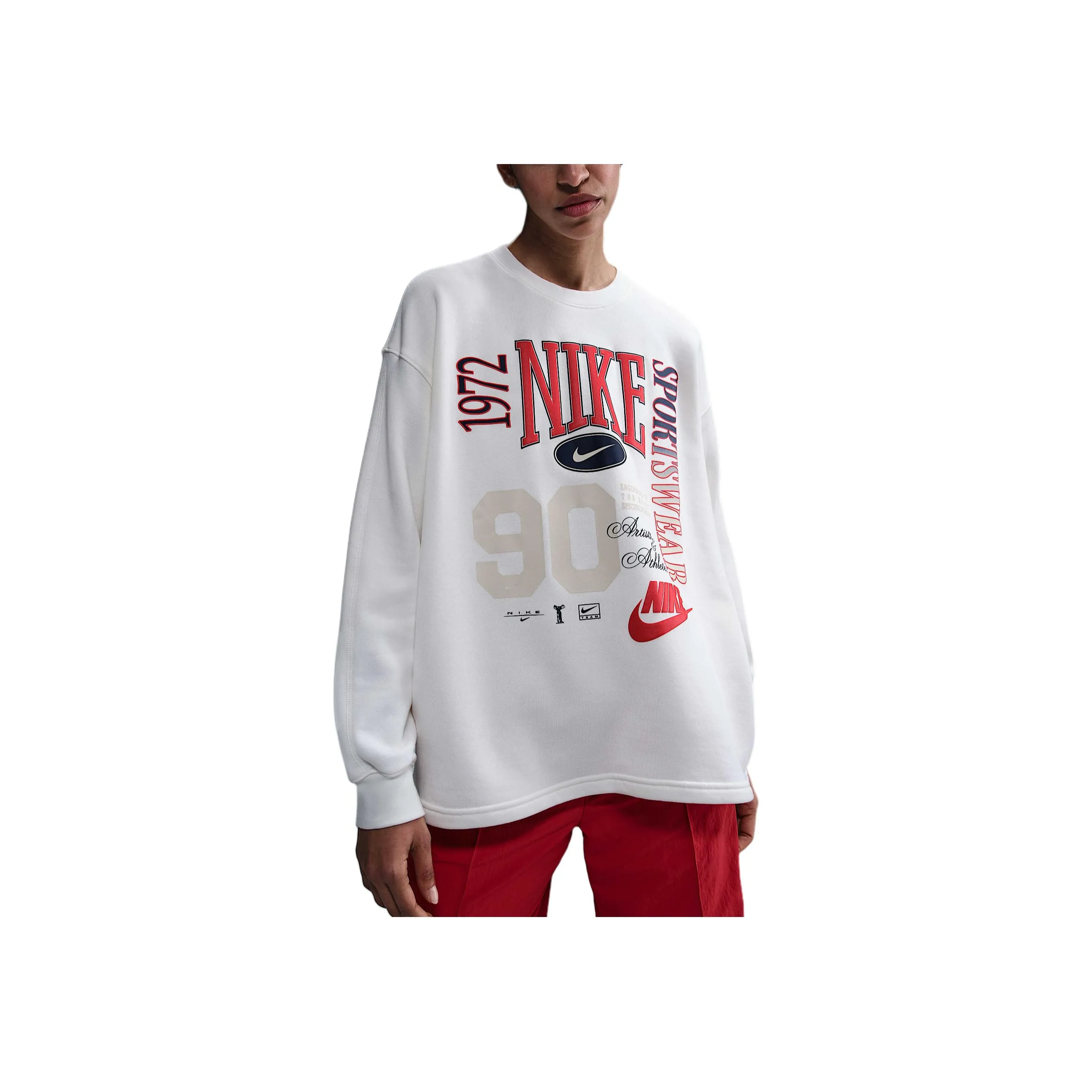 Nike Sportswear Women's Oversized Crew Neck French Terry Sweatshirt