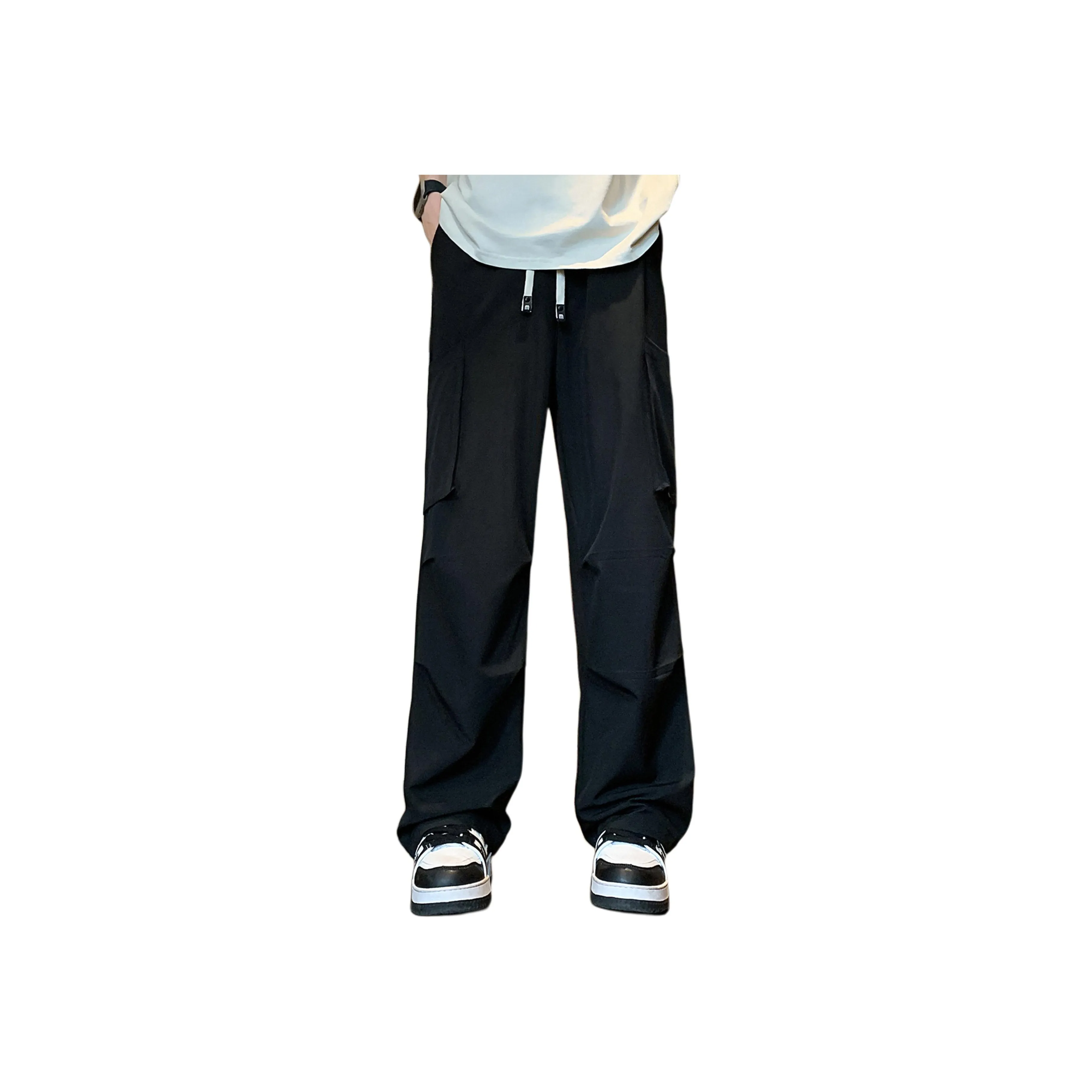 ICVBL Plus Size Вязаные Спортивные Штаны Подходят для веса до 230 фунтов Унисекс