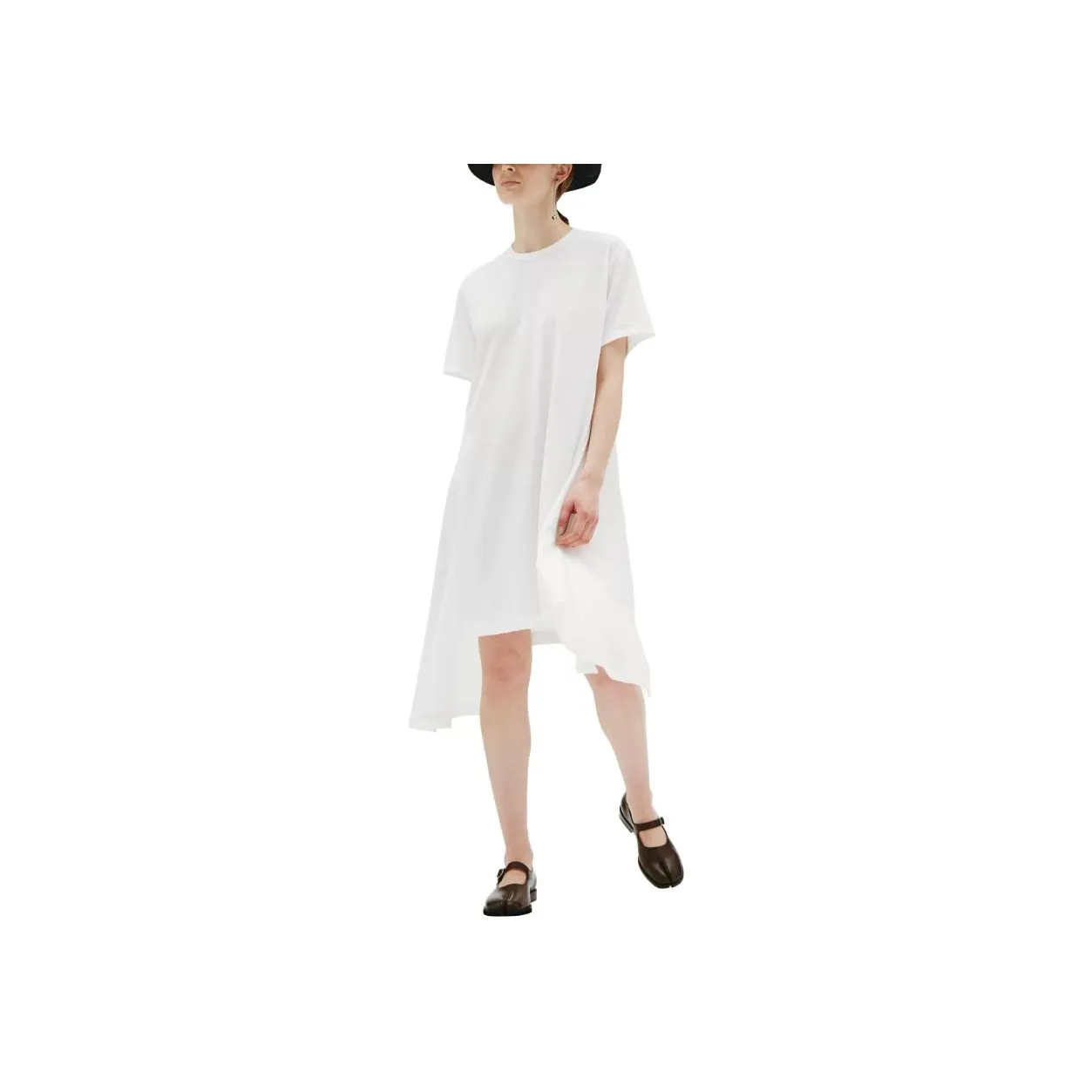 COMME DES GARCONS SHIRT Short Sleeved Dresses Women's White