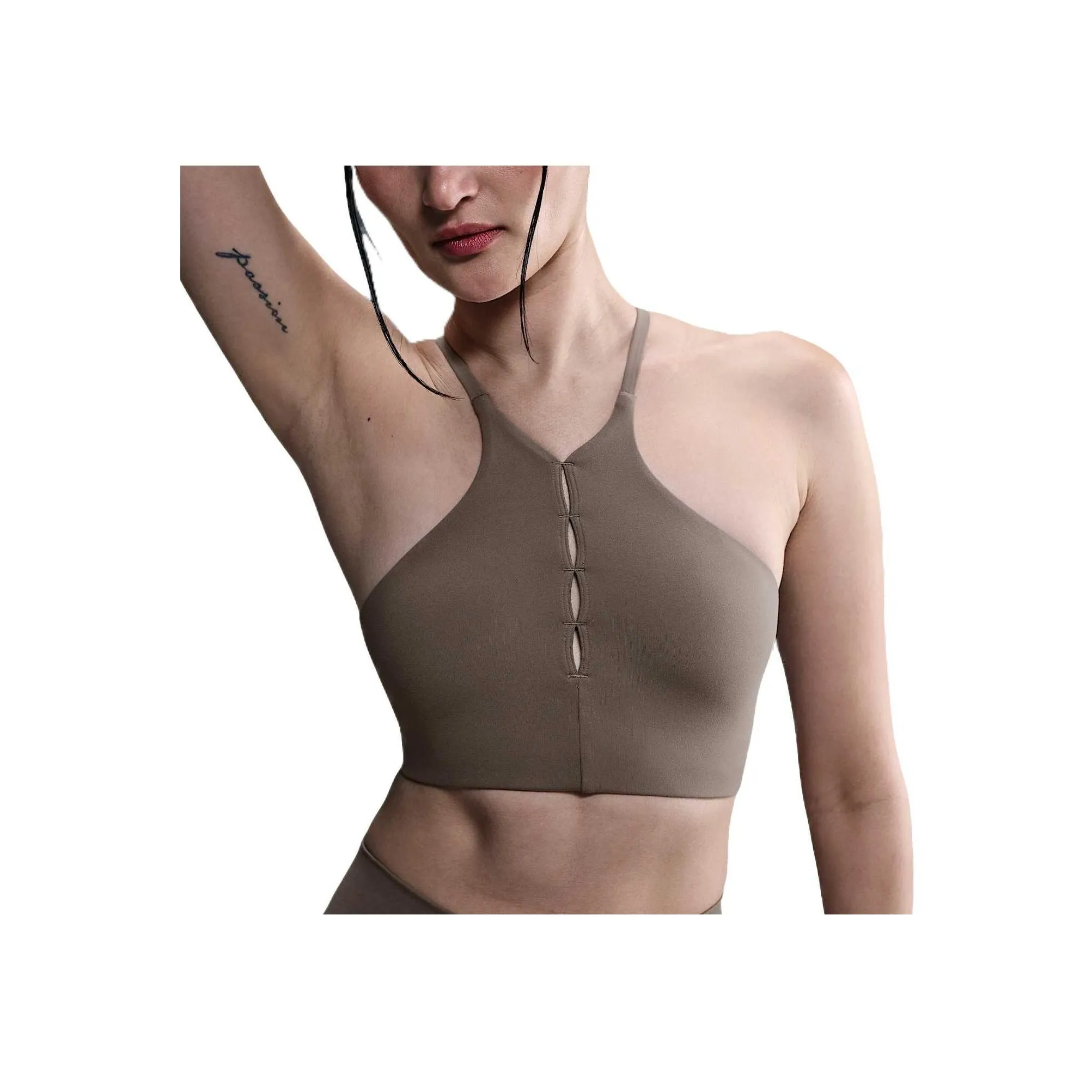 Nike One Keyhole Women's Light Support Padded High Neck Sports Bra