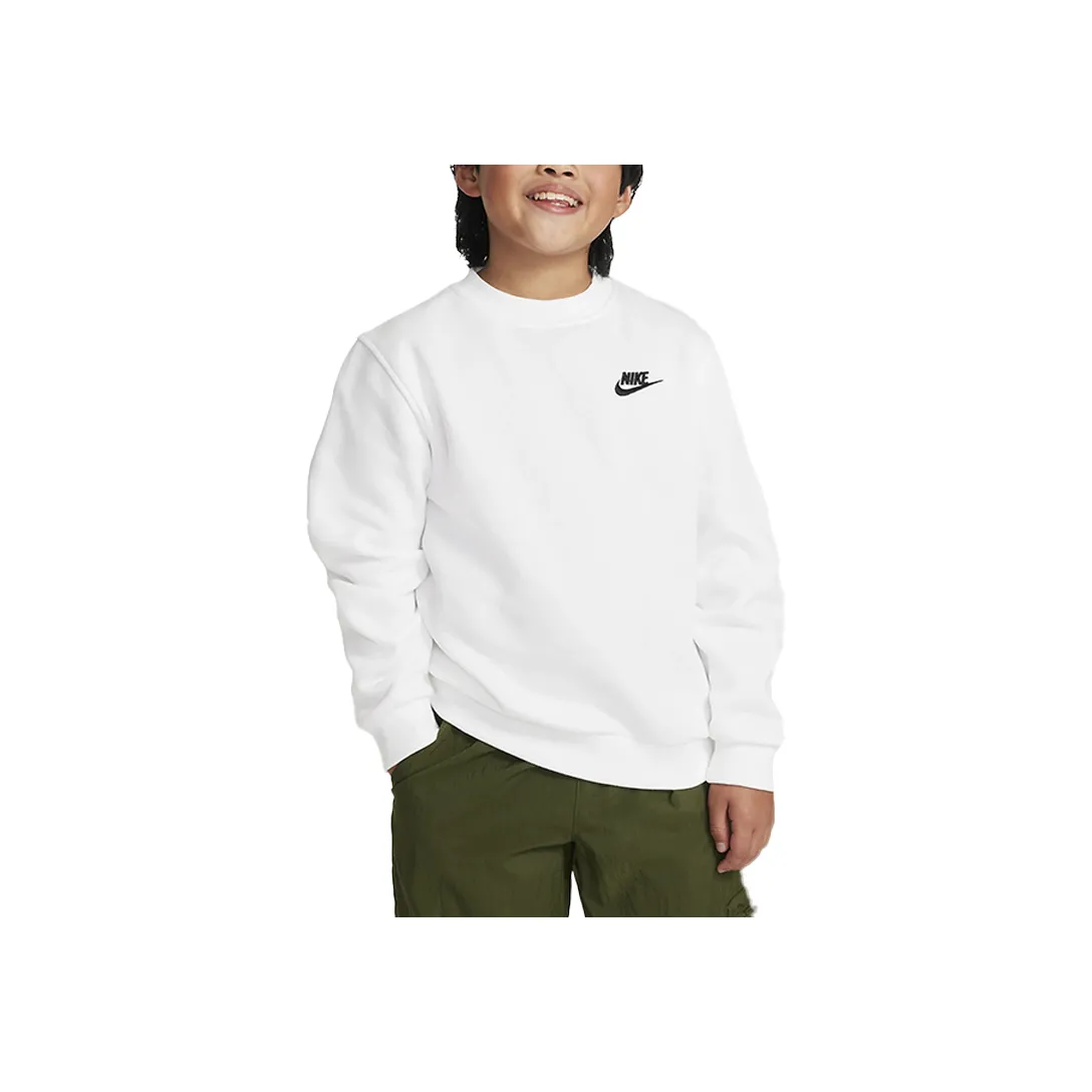 Свитшот Nike Sportswear Club Белый Черный Подростки