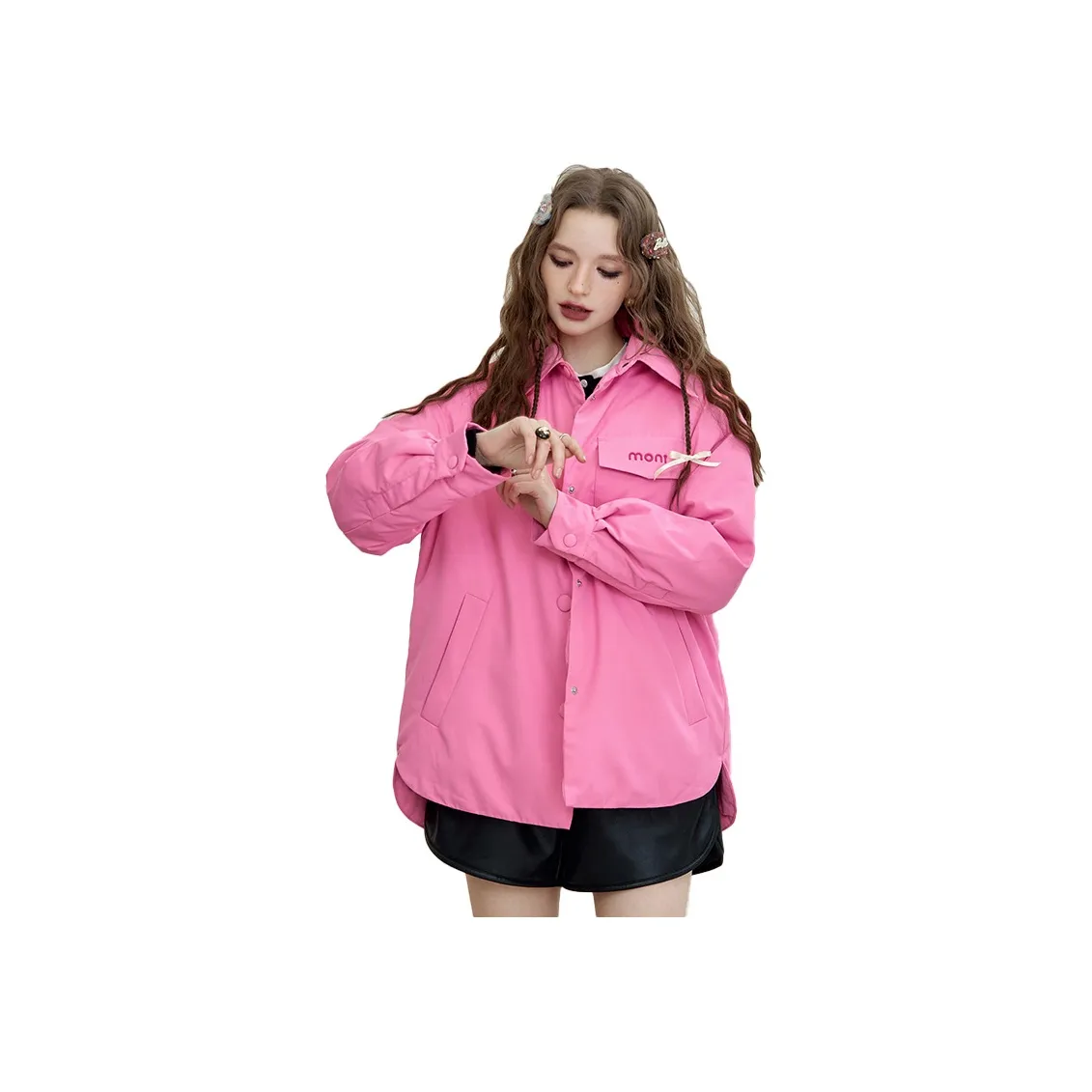 ELF SACK Lightweight Down Shirt Jacket Women's