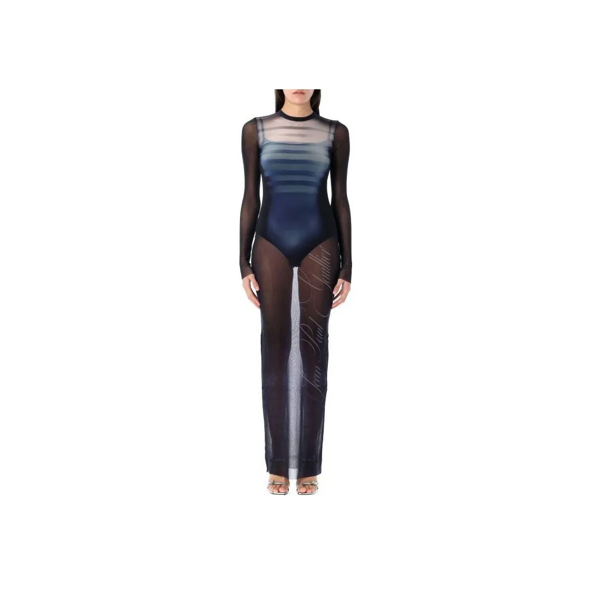 Jean Paul Gaultier Long Sleeved Dress Women's Black