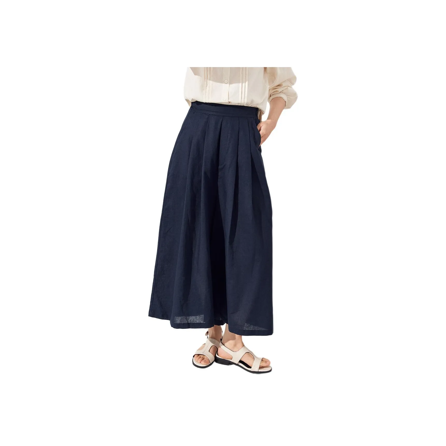 ZIMO Casual Pants Women's Navy Blue