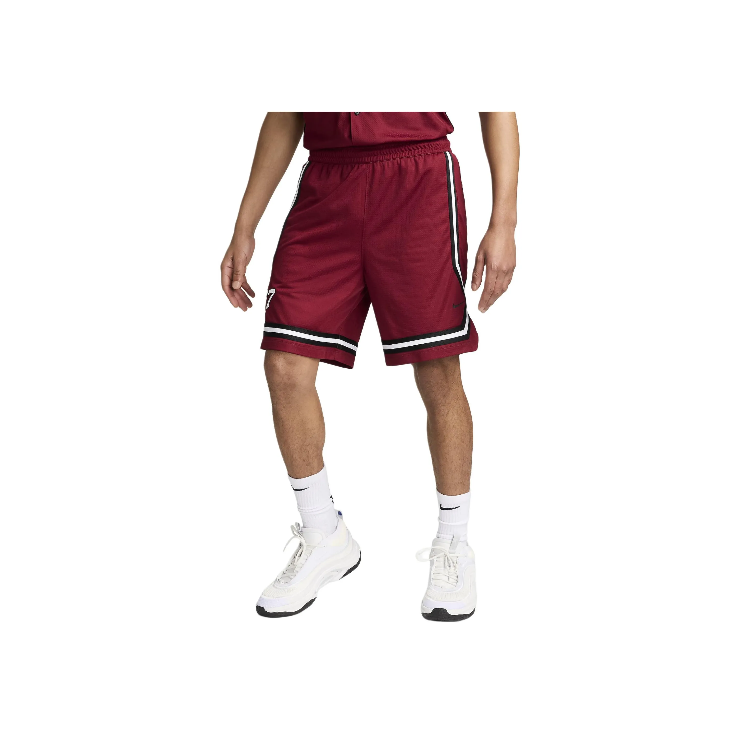 Nike DNA Crossover Баскетбольные шорты Мужские Темно-красные