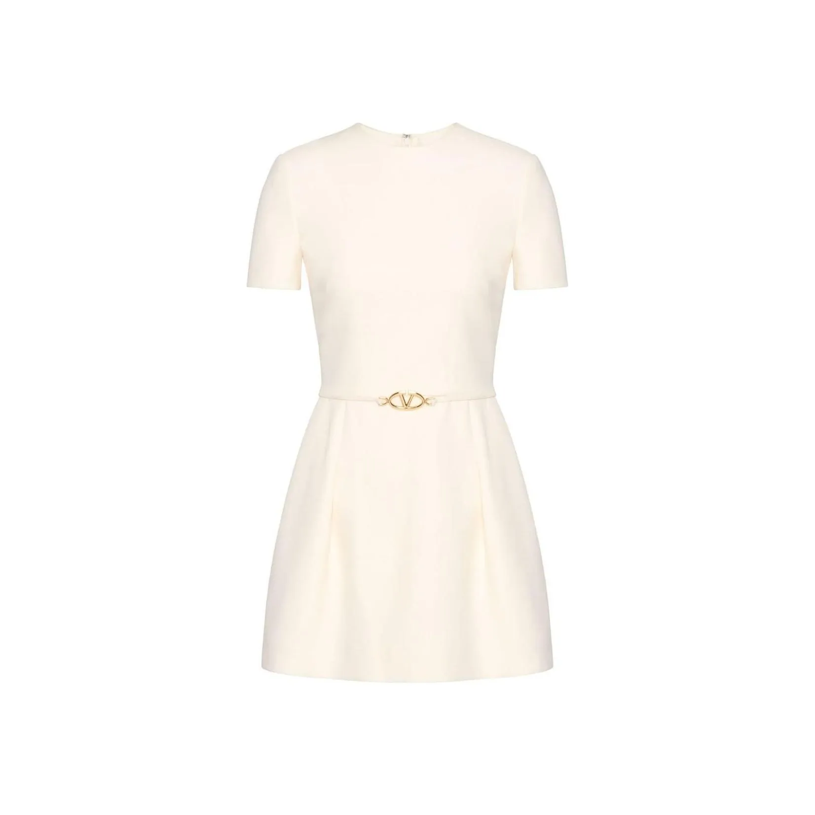 Valentino Short Sleeved Dress Women's White