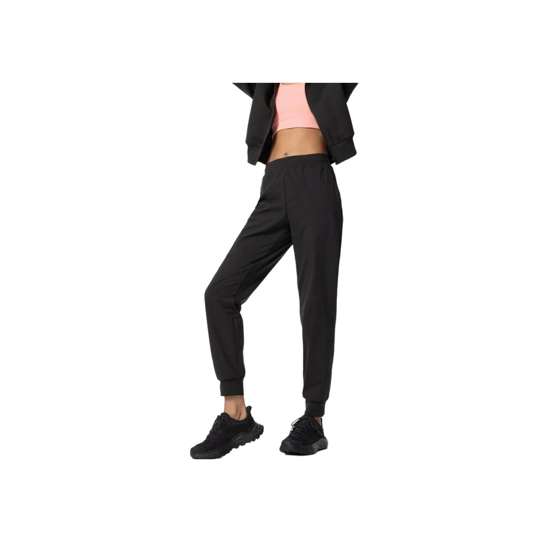 UNIQLO AIRism Mesh Series Casual Pants Women's Black