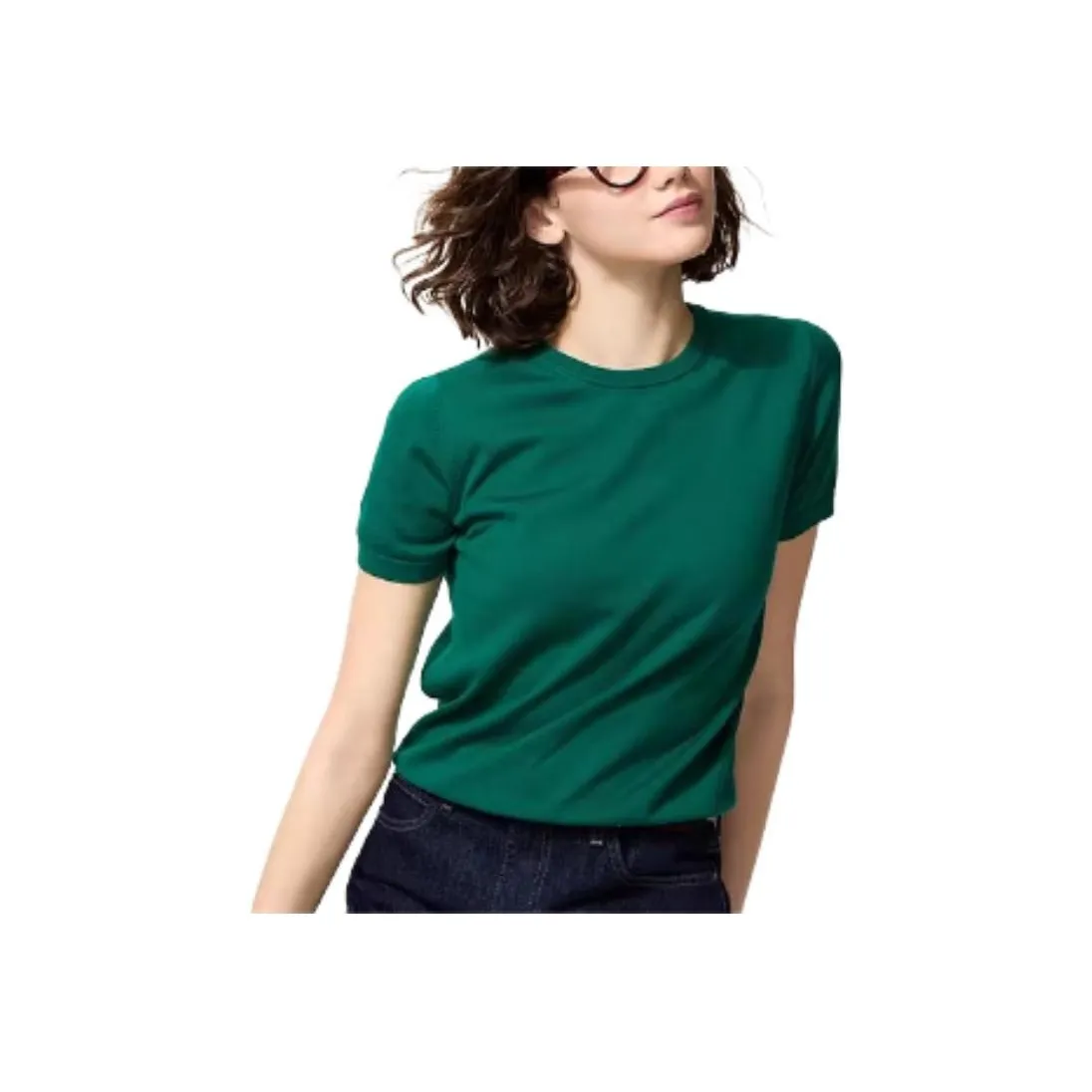 UNIQLO Зеленые Женские Футболки