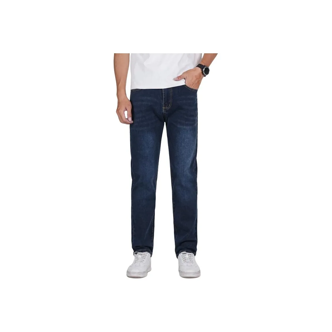 JEANSWEST Z 1991 Темно-синий Синий Мужские Джинсы