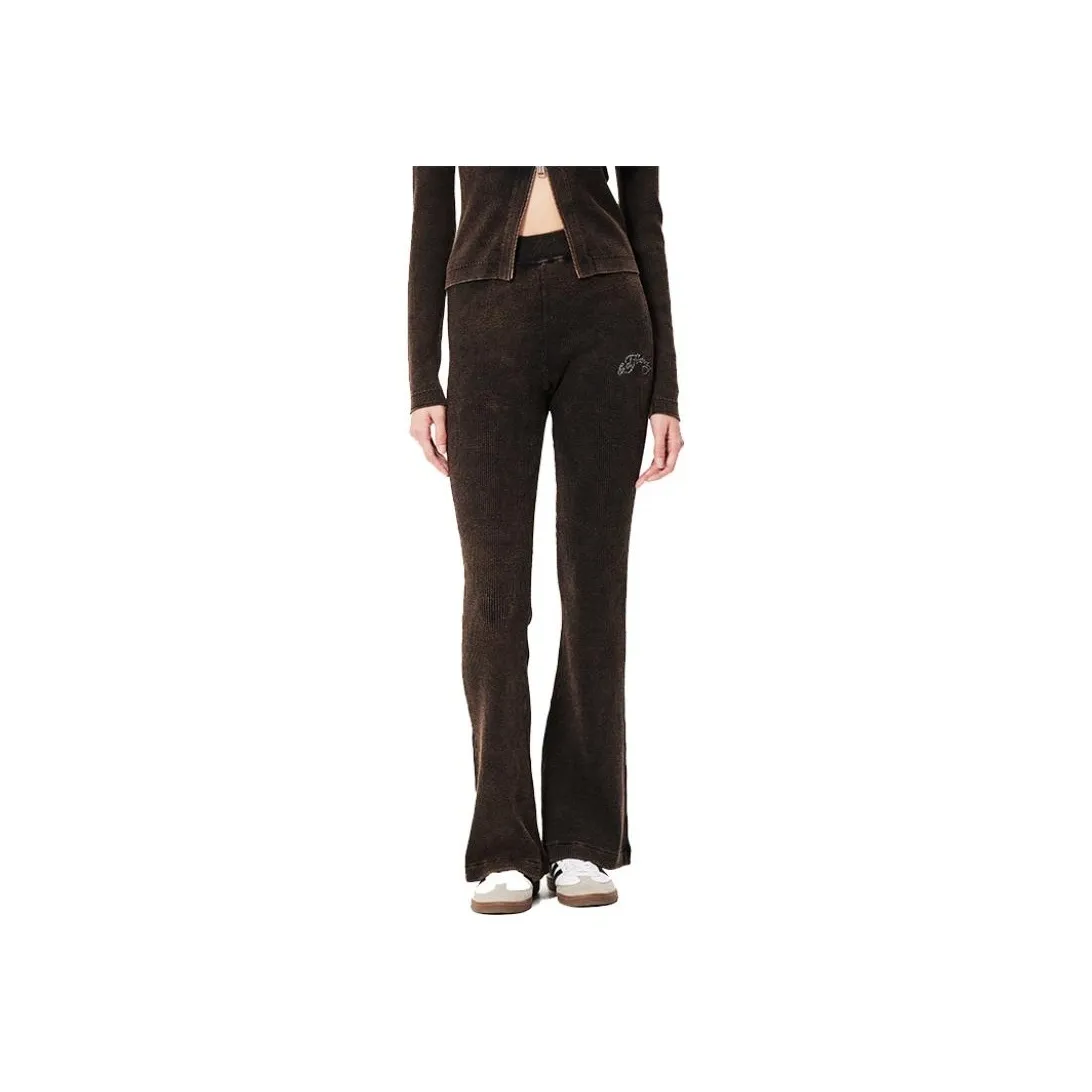 Ed Hardy FW24 Casual Pants Women's Dark Marble