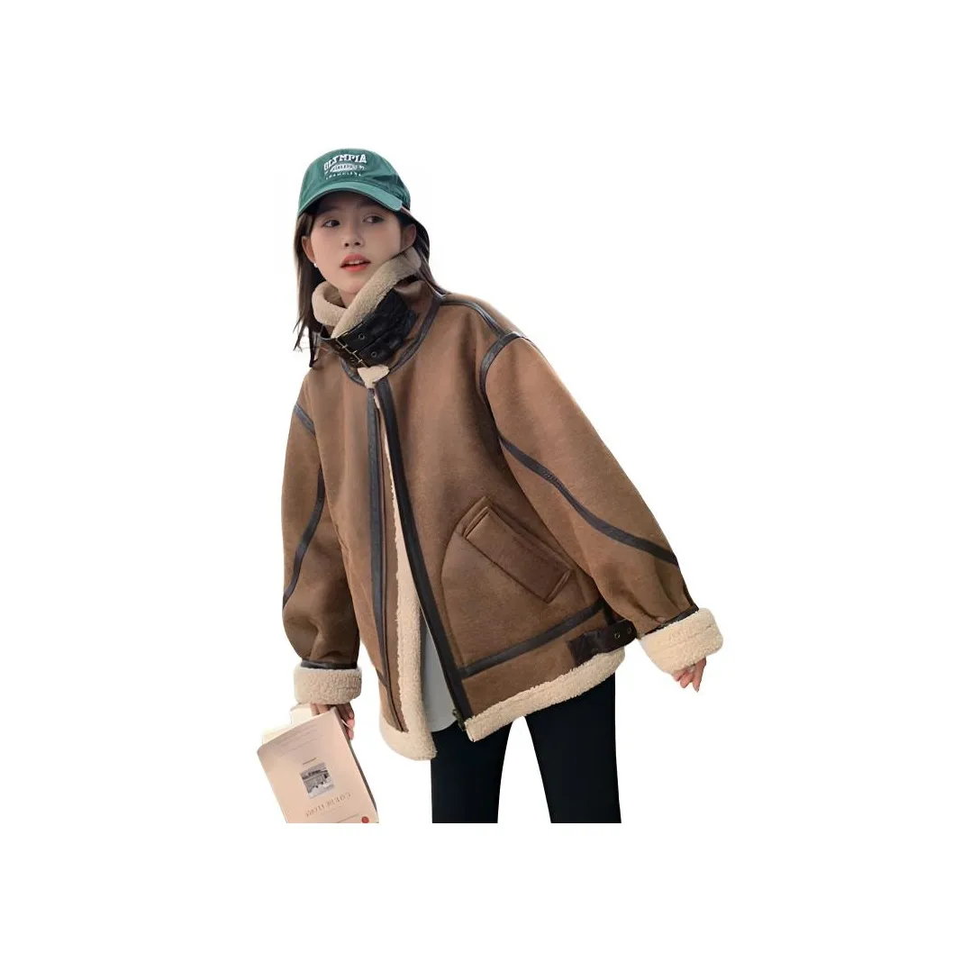 BILISISHANYANG Мех Куртка Женская