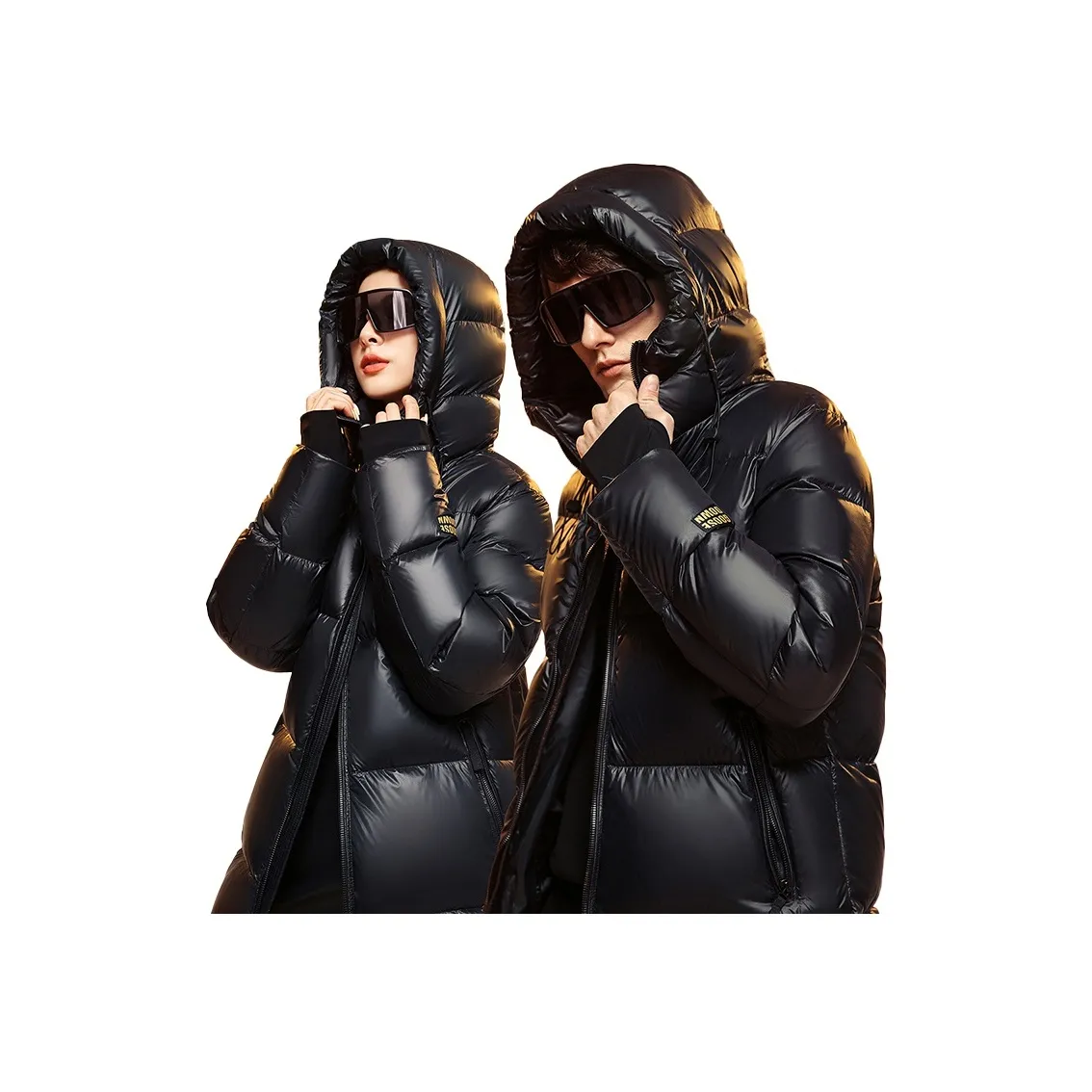 SNOW FLYING Down Jacket Unisex Black