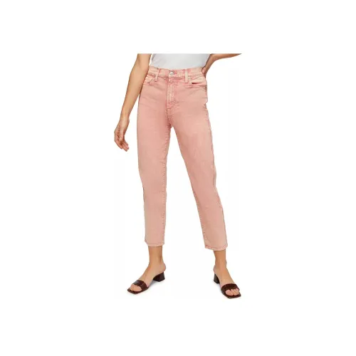 SEVEN FOR ALL MANKIND Розовые Женские Джинсы