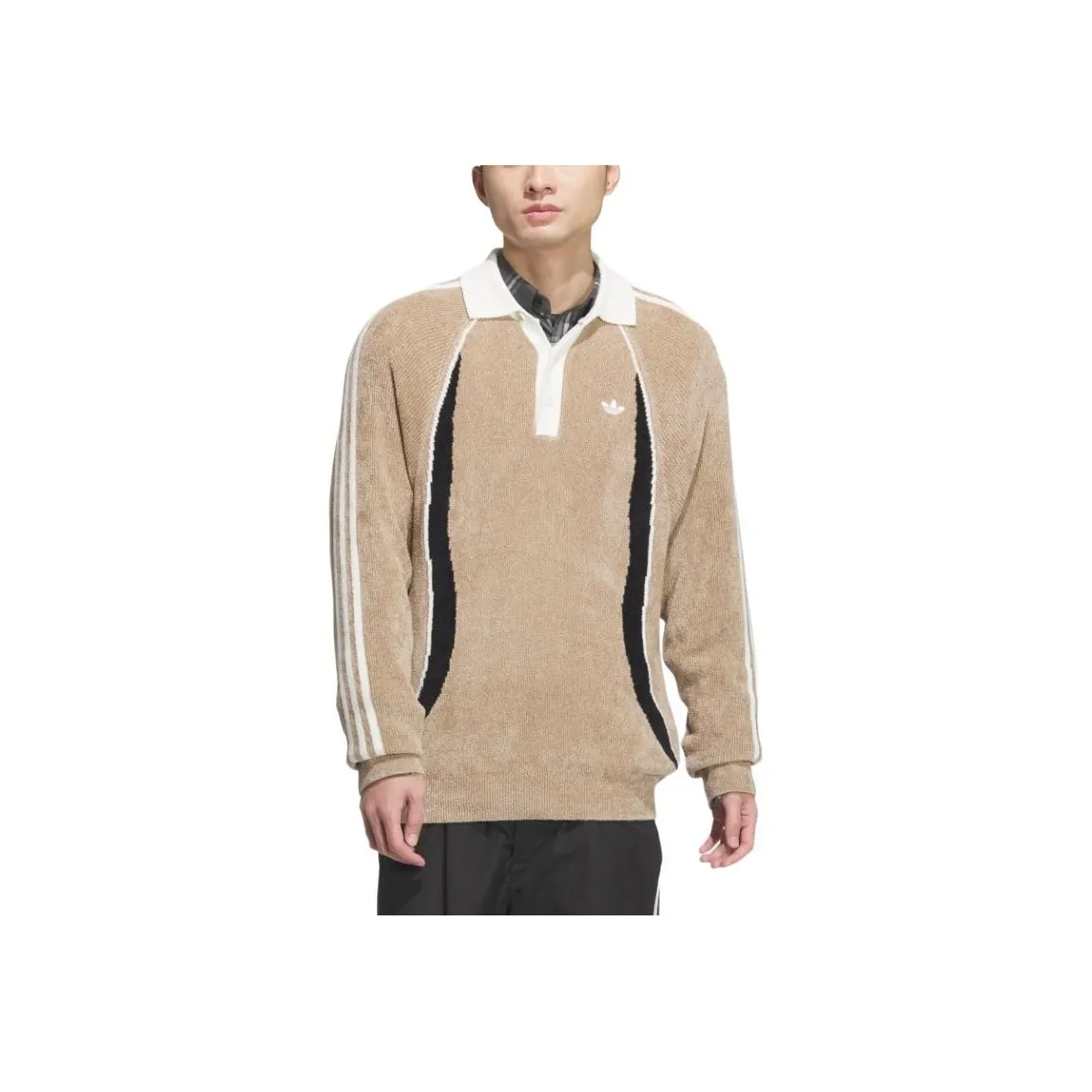 Adidas Originals FW24 Knitwear Men's Khaki Brown