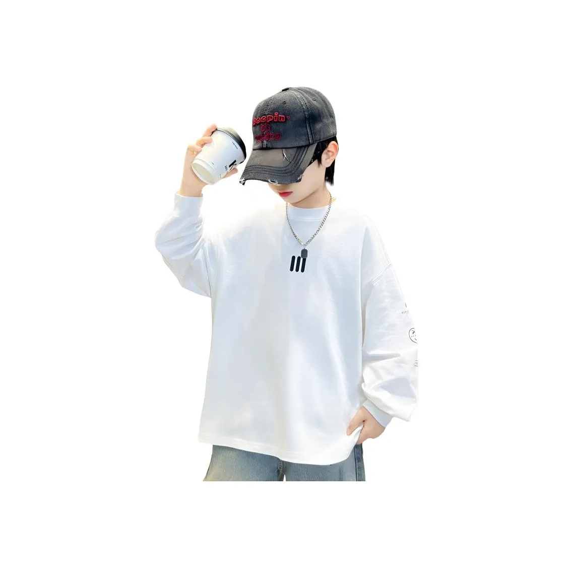 Smileyworld Белый Школьный возраст Свитшоты