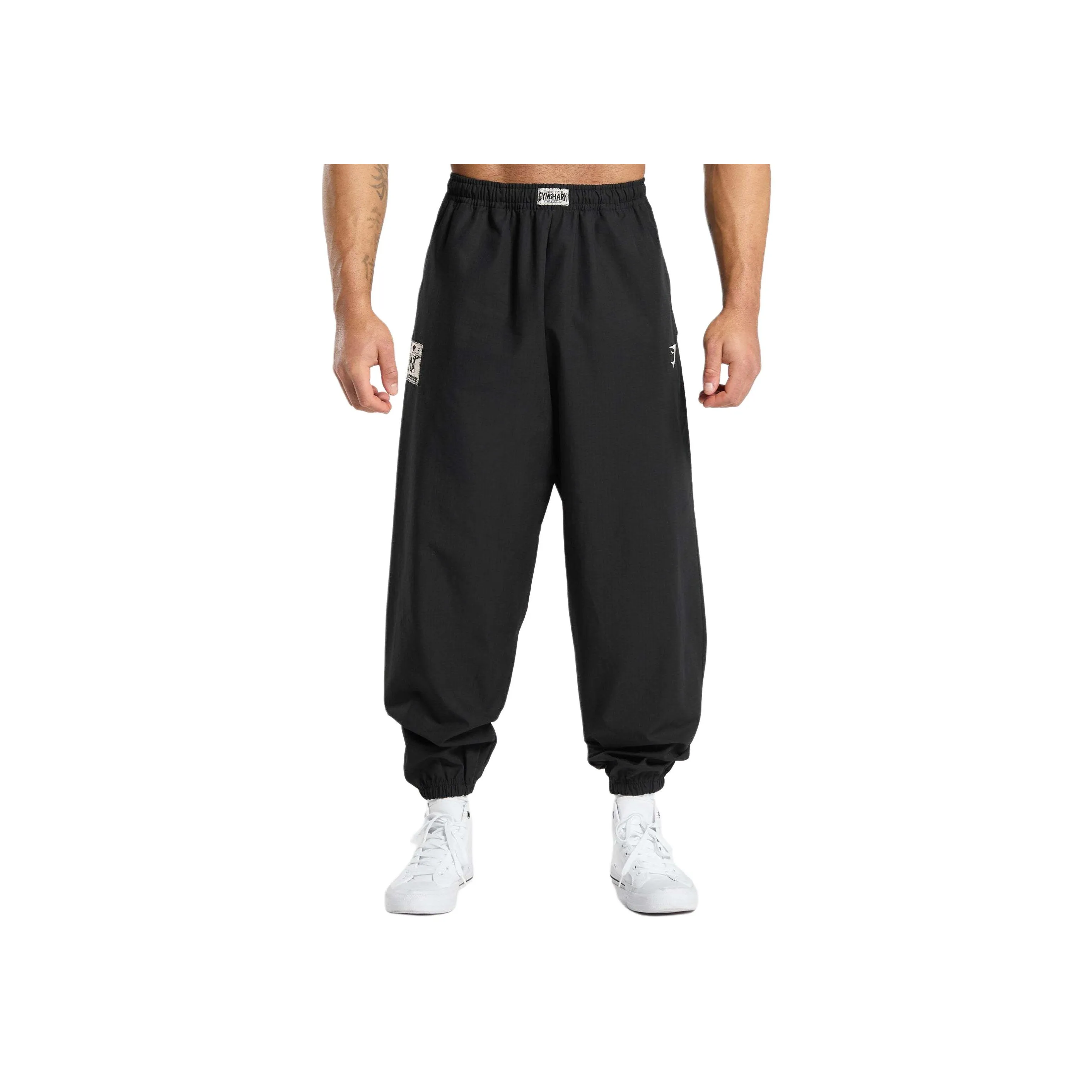 GYMSHARK PUMPER PANTS Casual Pants Men's Black