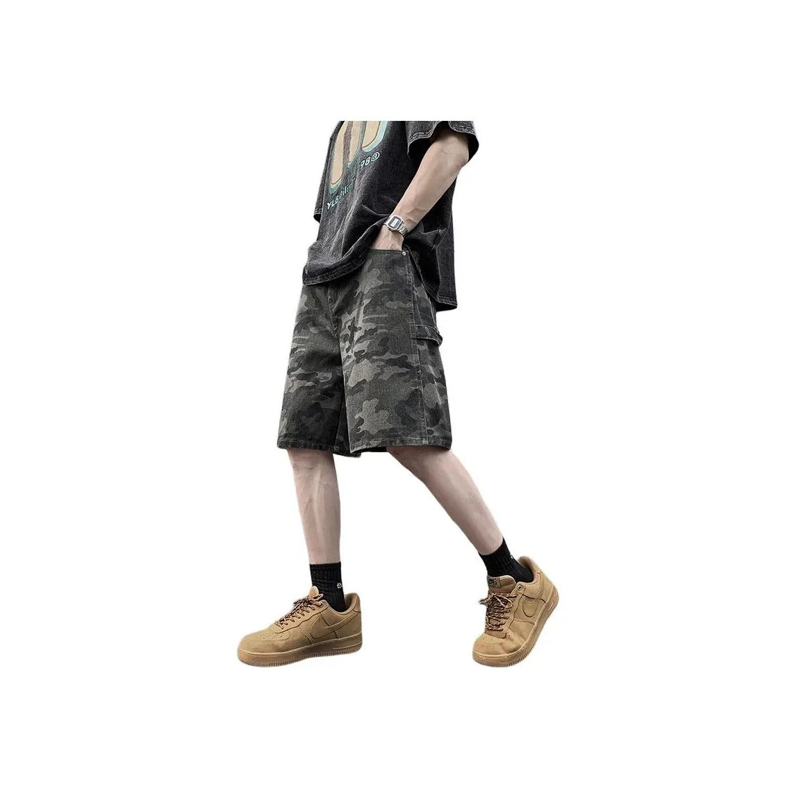 Humanism 1986 Джинсовые шорты Унисекс