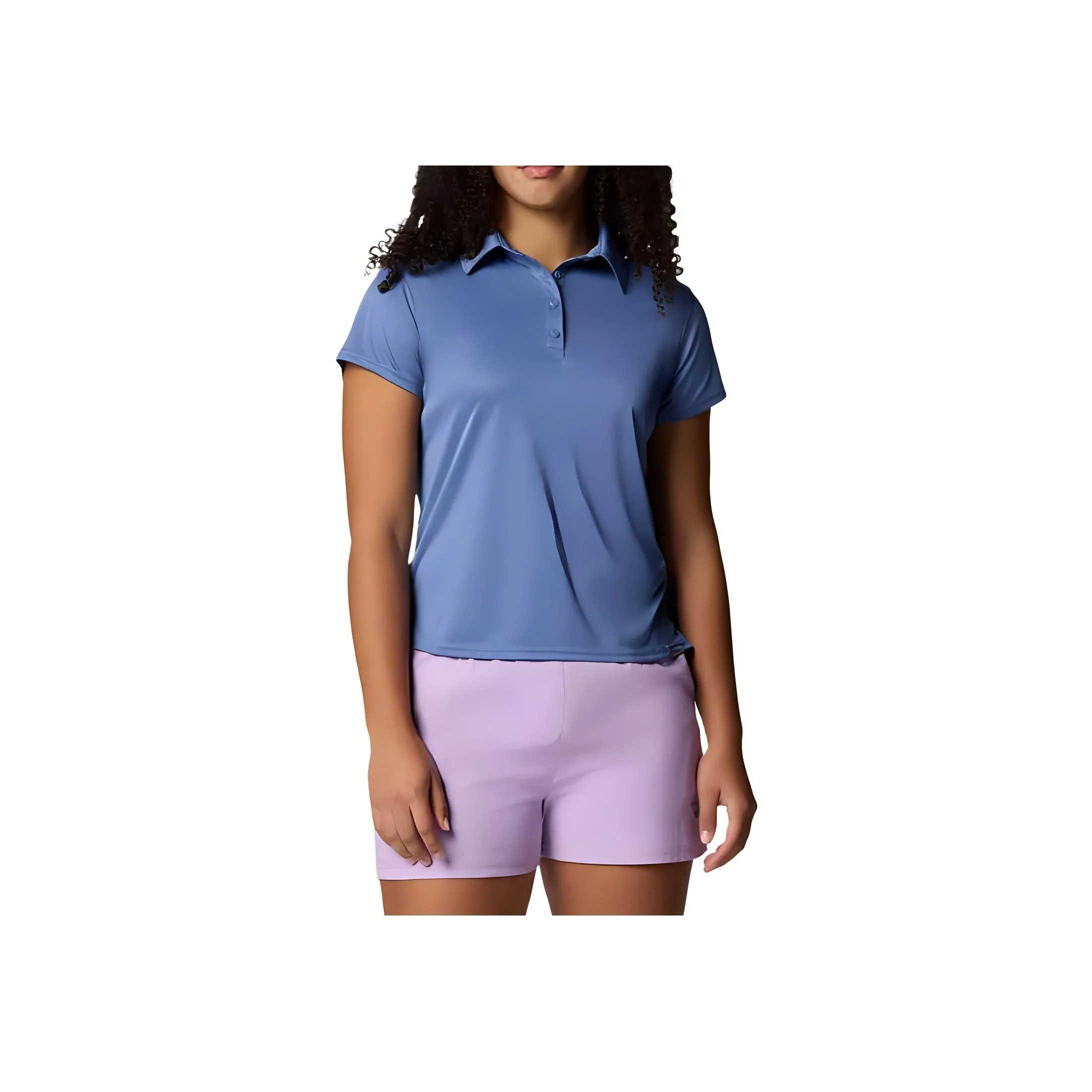 Columbia PFG Tidal Tee Polo Shirt Women's Blue Bell