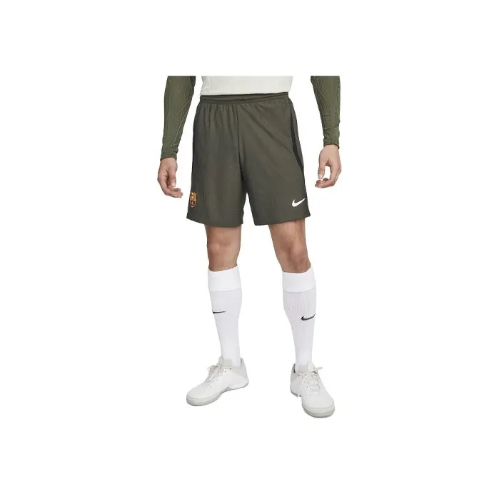 Nike F.C. Barcelona Strike Elite Soccer Shorts Men's Olive Green