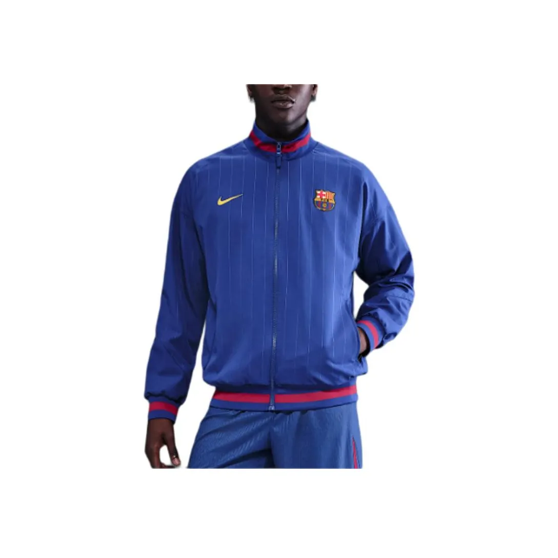 nike Куртки и Пальто Мужской Темно-Королевский Синий