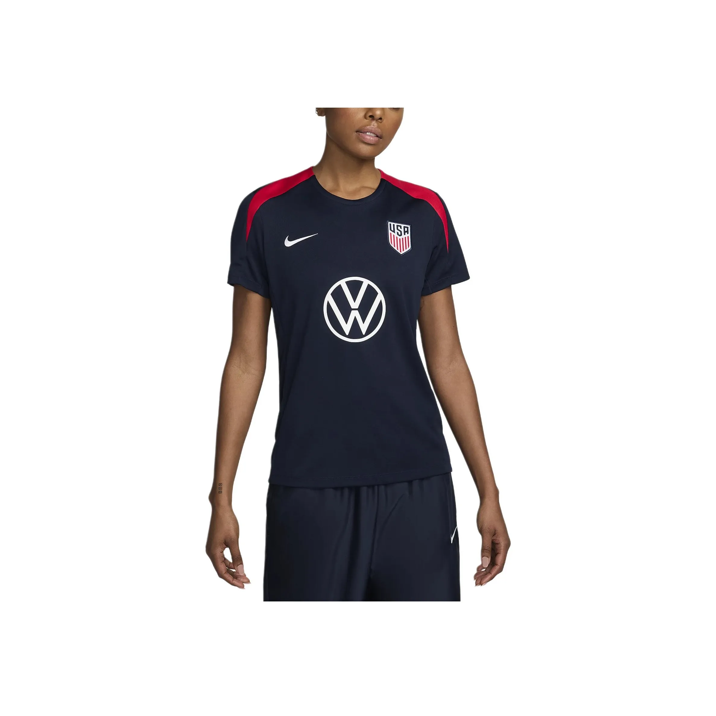 Nike Usmnt Strike Women's Nike Dri FIT Soccer Short Sleeve Knit Top