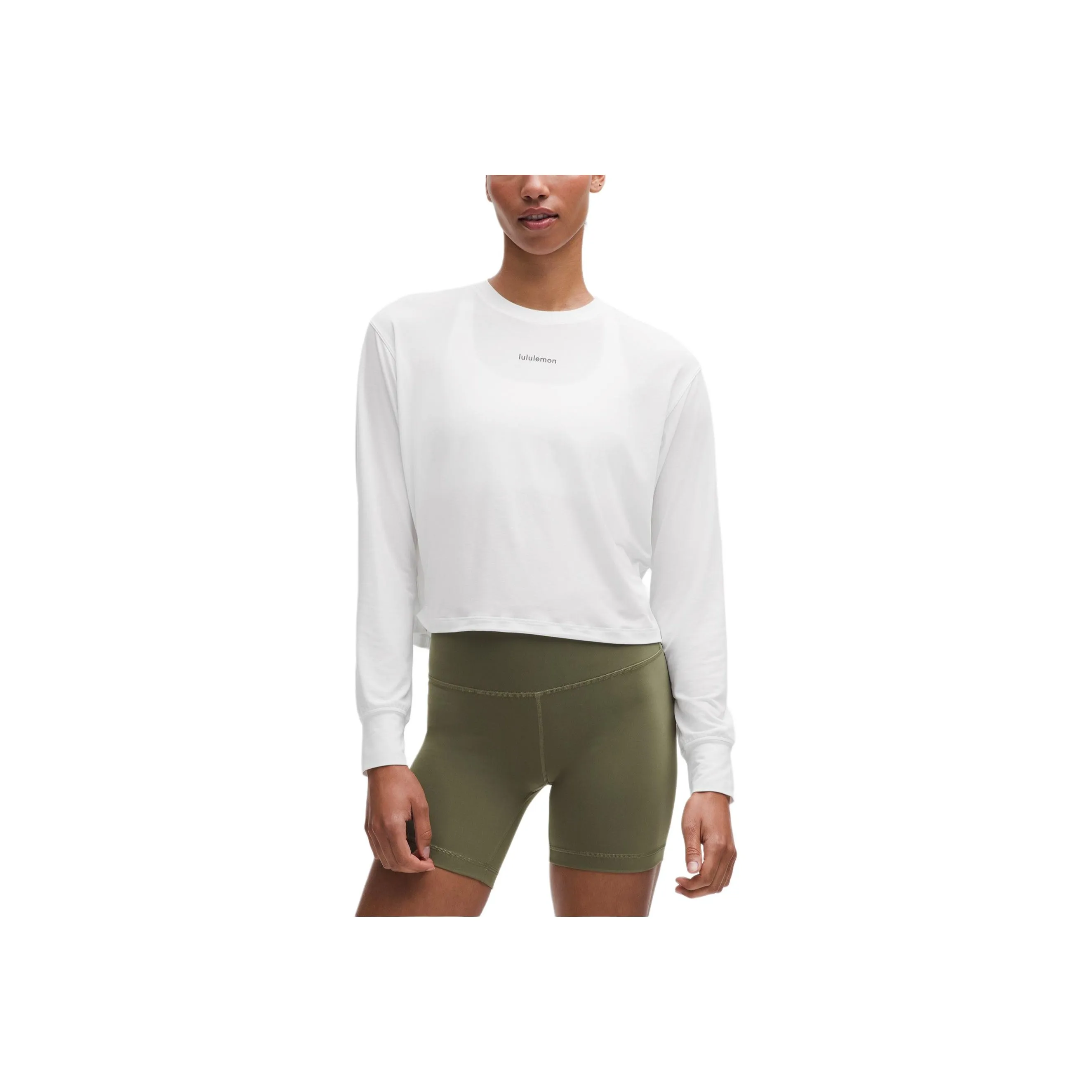 lululemon Белый/WHT Женские T-рубашки