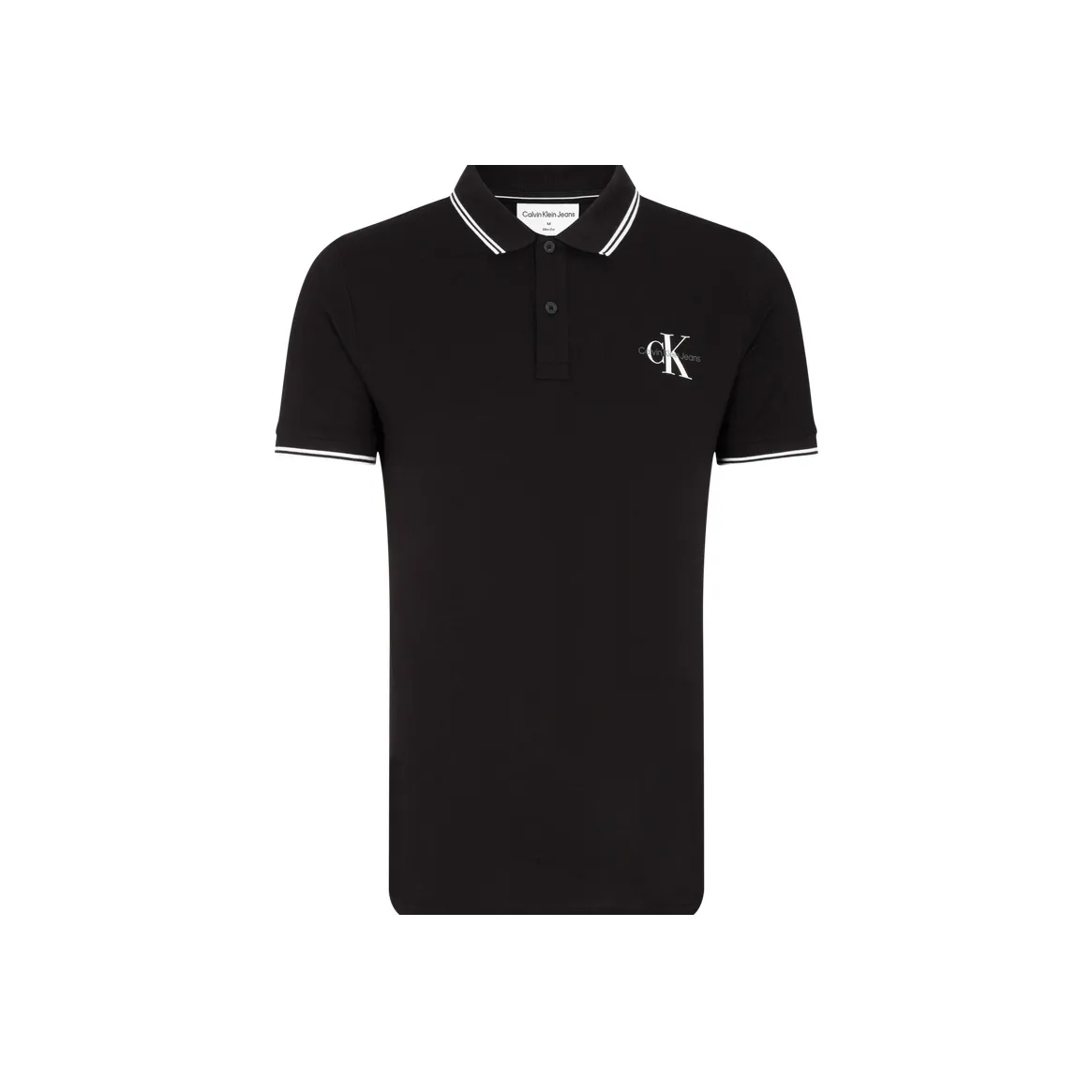CALVIN KLEIN Polo Shirt Men's Black