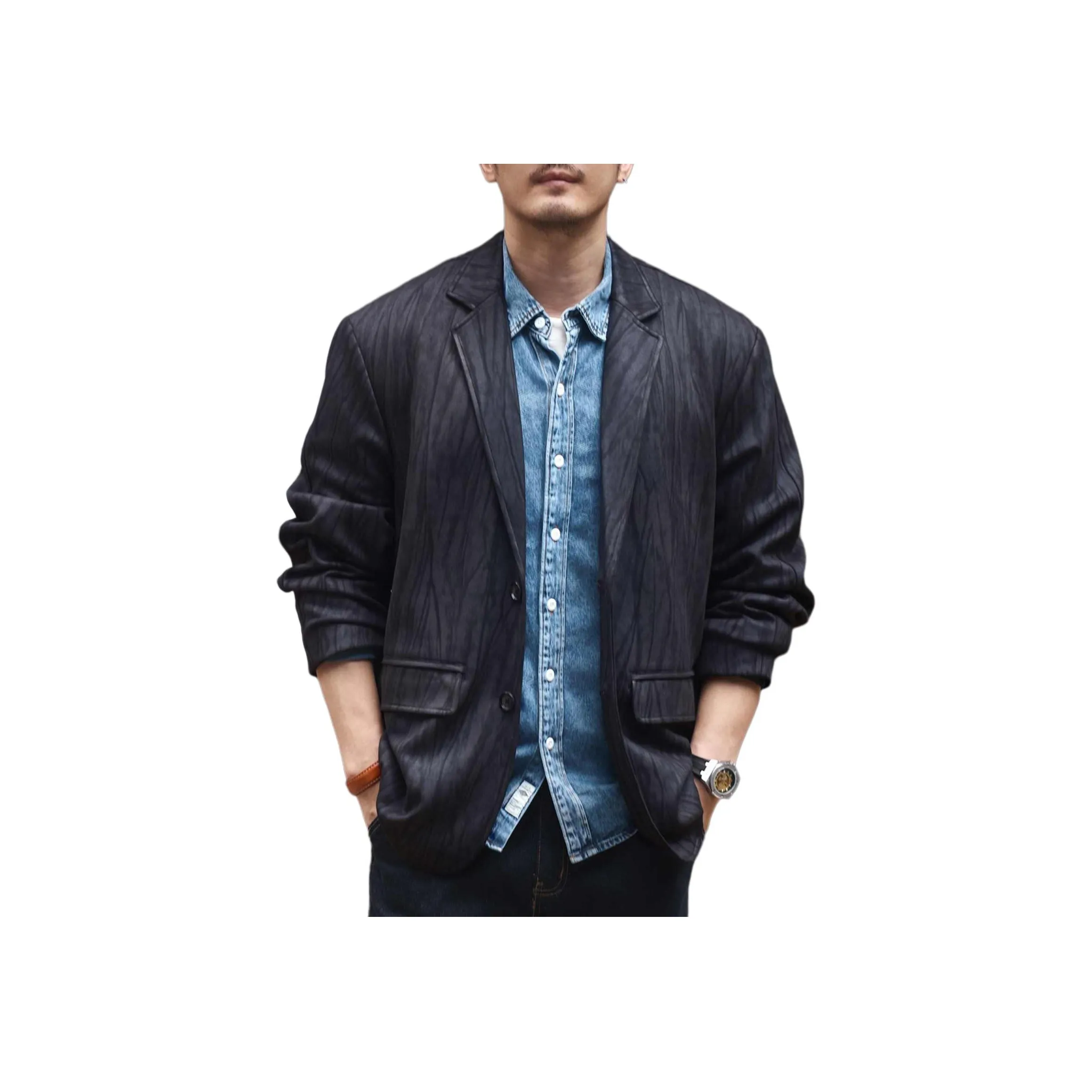 GELANLU Бизнес-костюм мужской черный