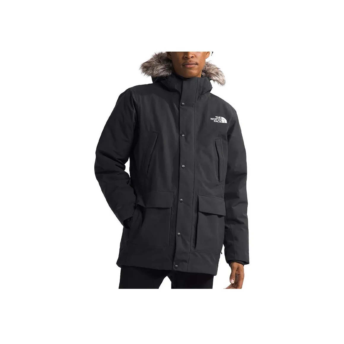 THE NORTH FACE Arctic Puffer Jacket Men's Gray Black