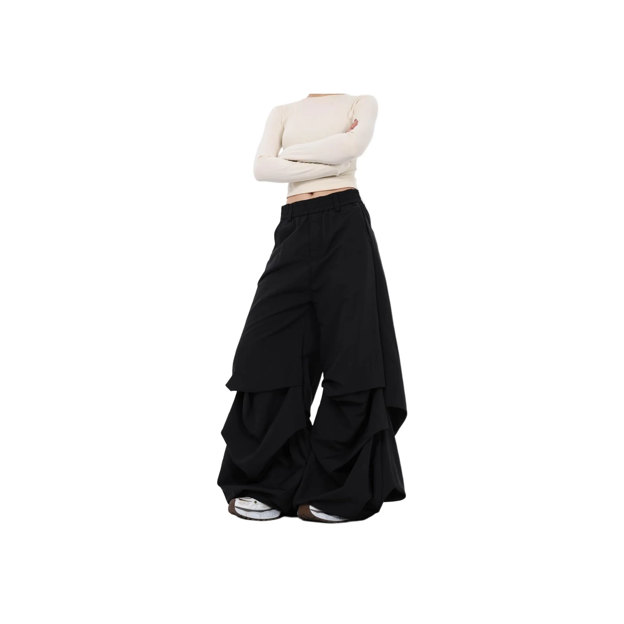 TONYBEAR Casual Pants Men's Black