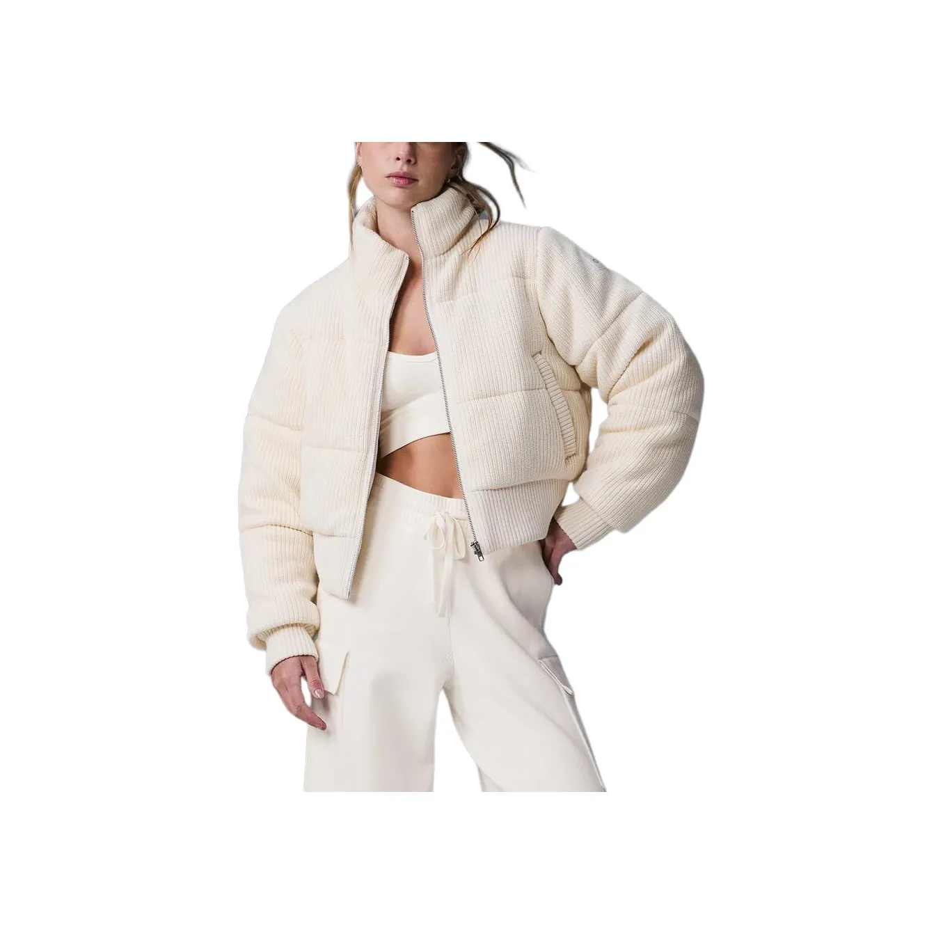 Alo Yoga Darling Sweater Puffer Down Jacket Women's