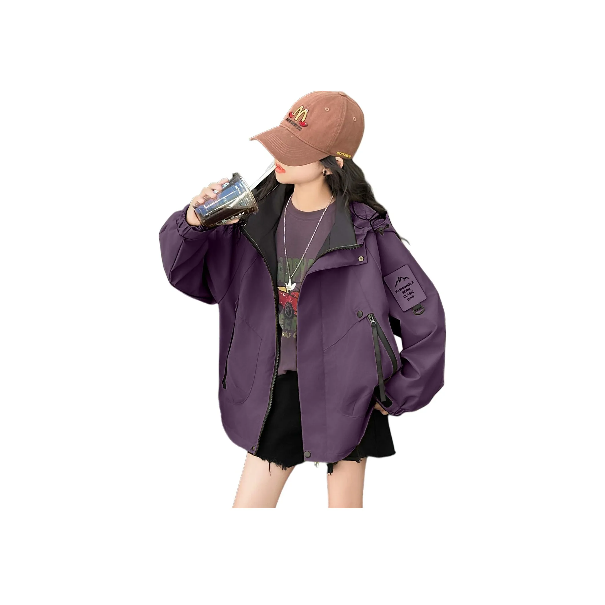 Disney Ветровка Весна And Осенний Подростки