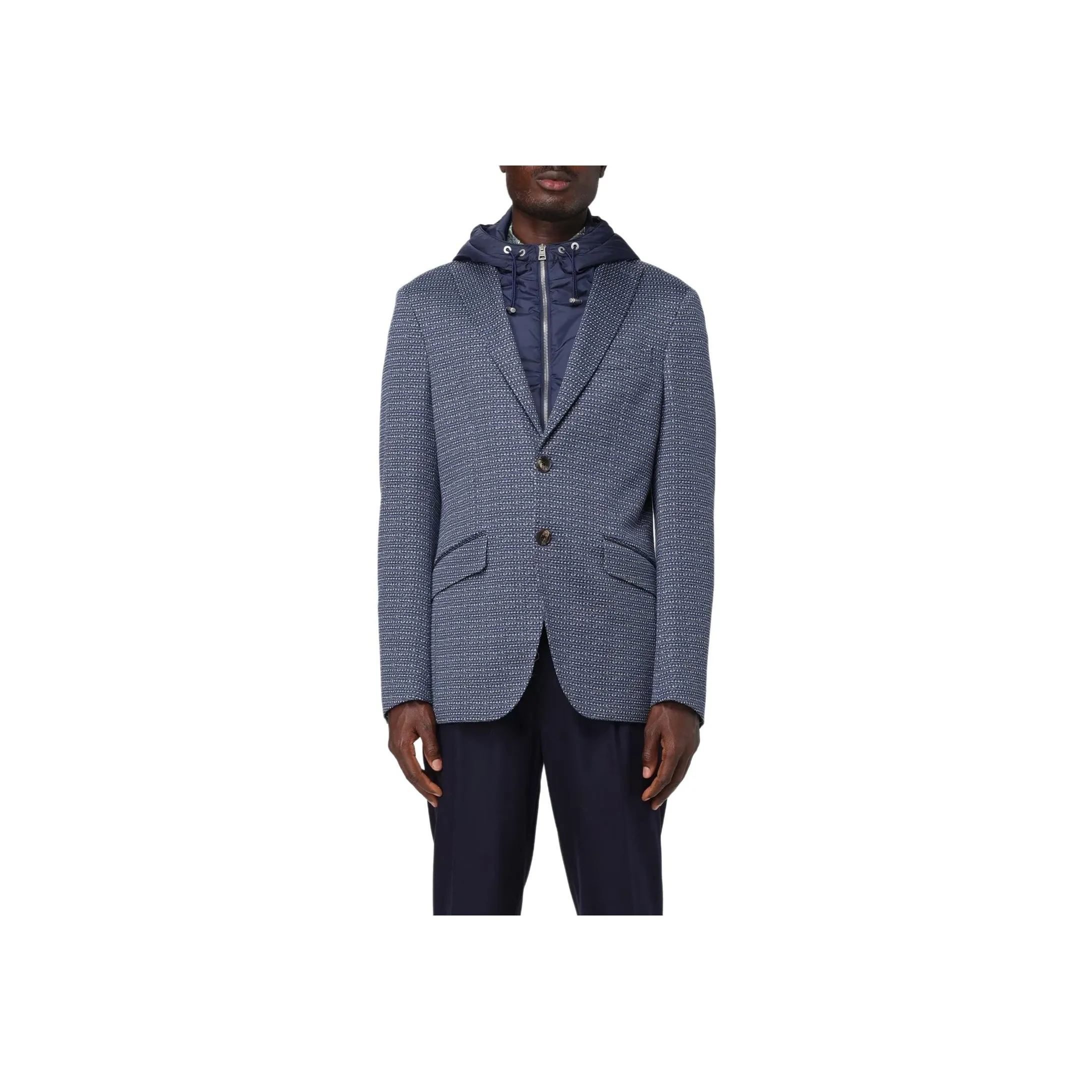 ETRO Panelled Design Hooded Blazer