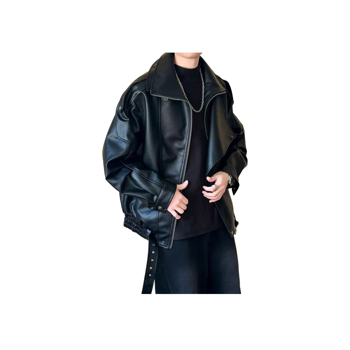 SOCKKEY Кожа Куртка Куртка Унисекс