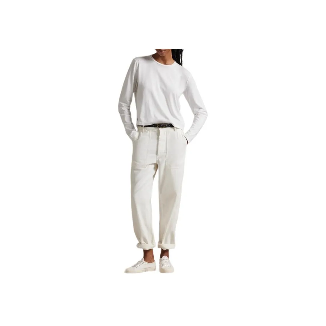 Polo Ralph Lauren SS25 Casual Pants Women's White