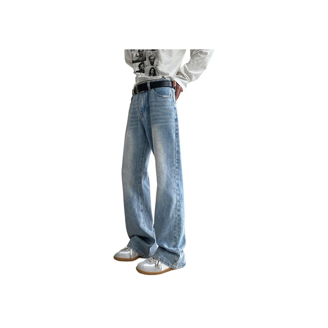 RICE NINE TEN Унисекс Джинсы