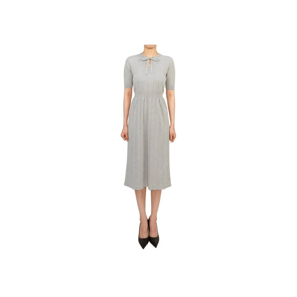 THOM BROWNE· Short Sleeved Dresses Women's Gray