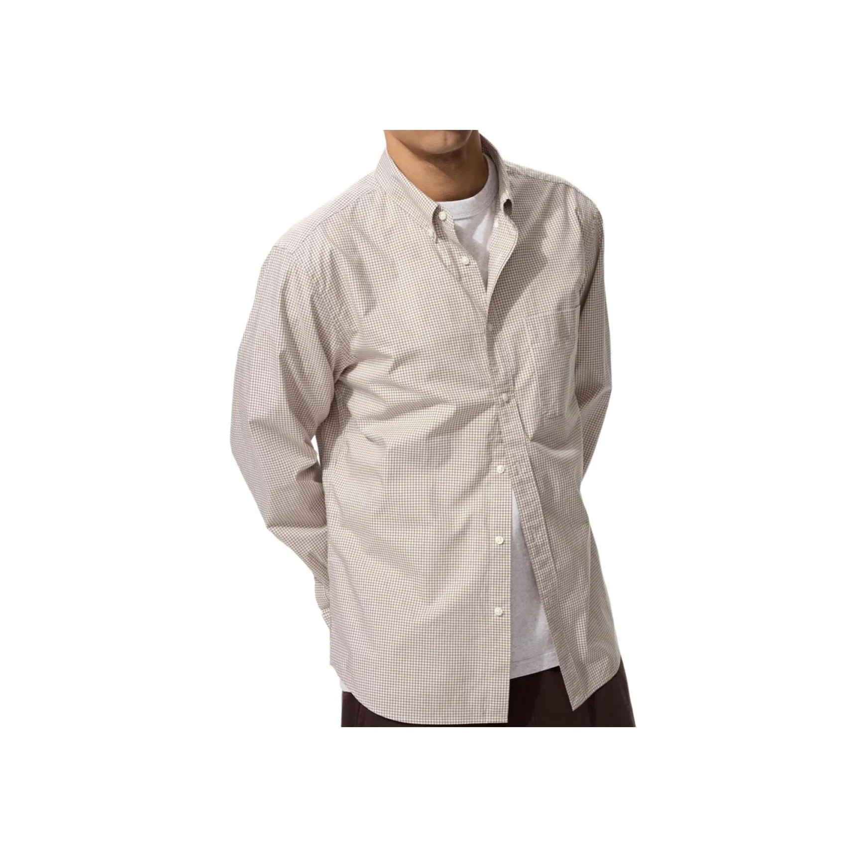 UNIQLO Shirts Unisex Beige