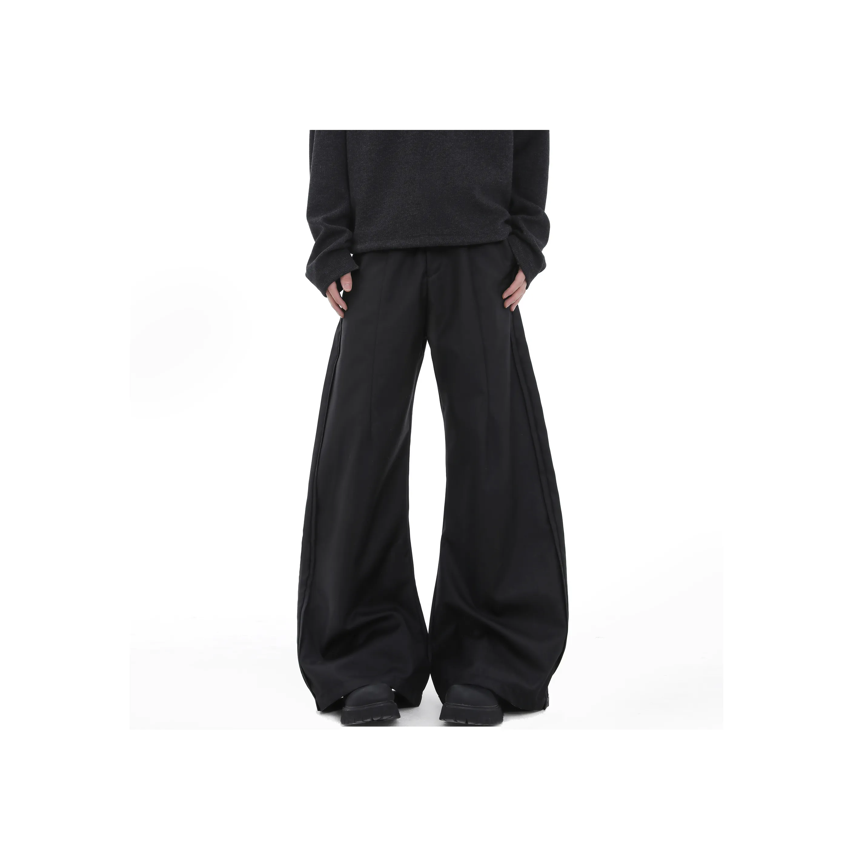 CUWU Casual Pants Unisex Black