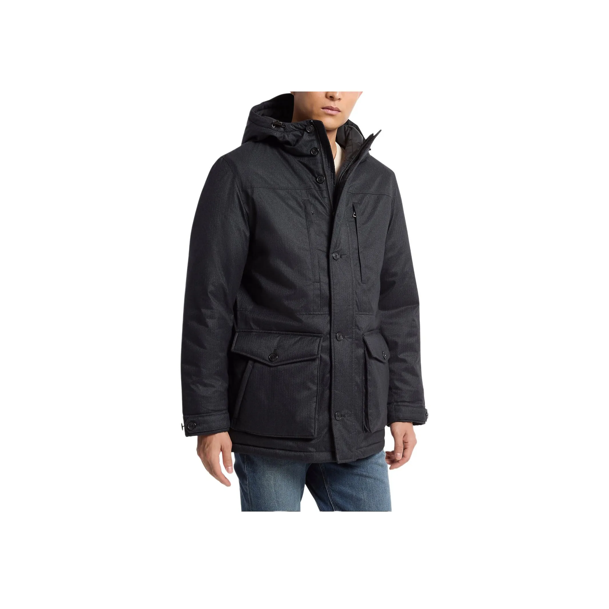 MICHAEL KORS Parka Coat Men's Black