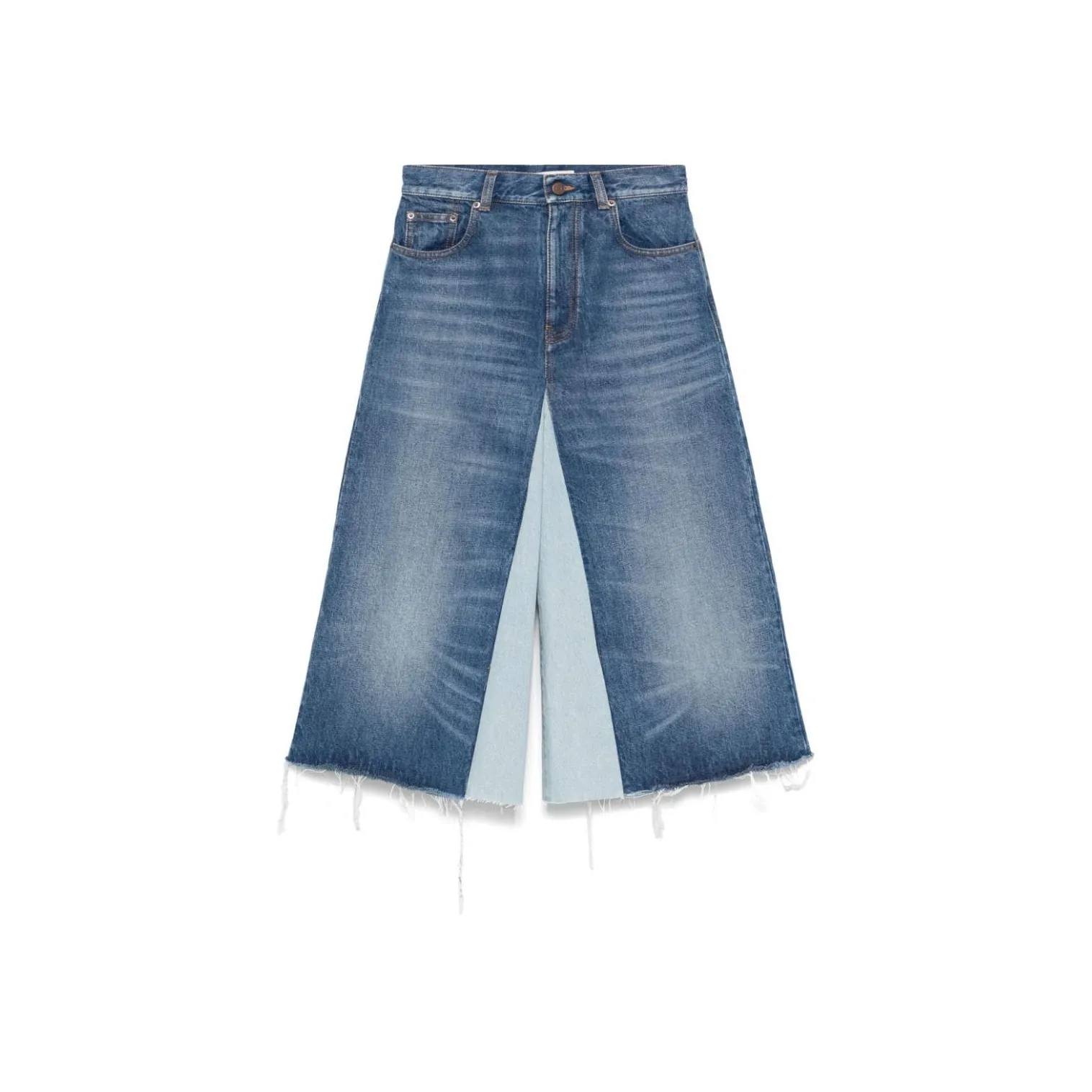 Chloé Patchwork Denim Shorts