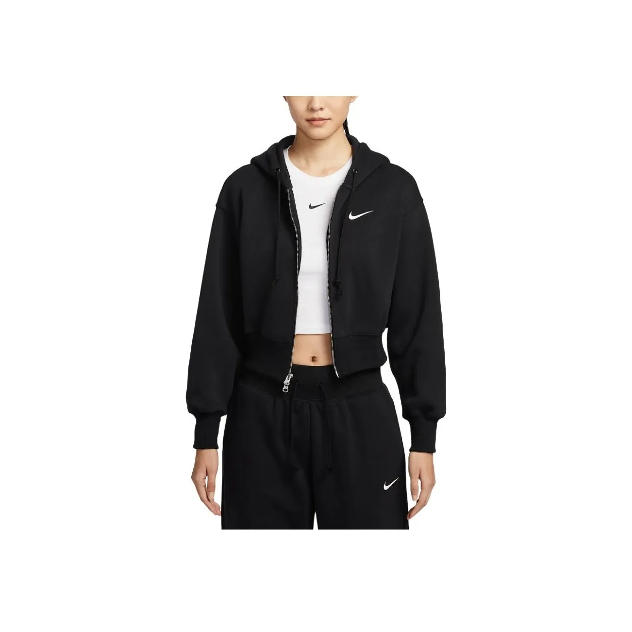Nike Sportswear Phoenix Fleece Women's Loose Cropped Full Zip Hoodie