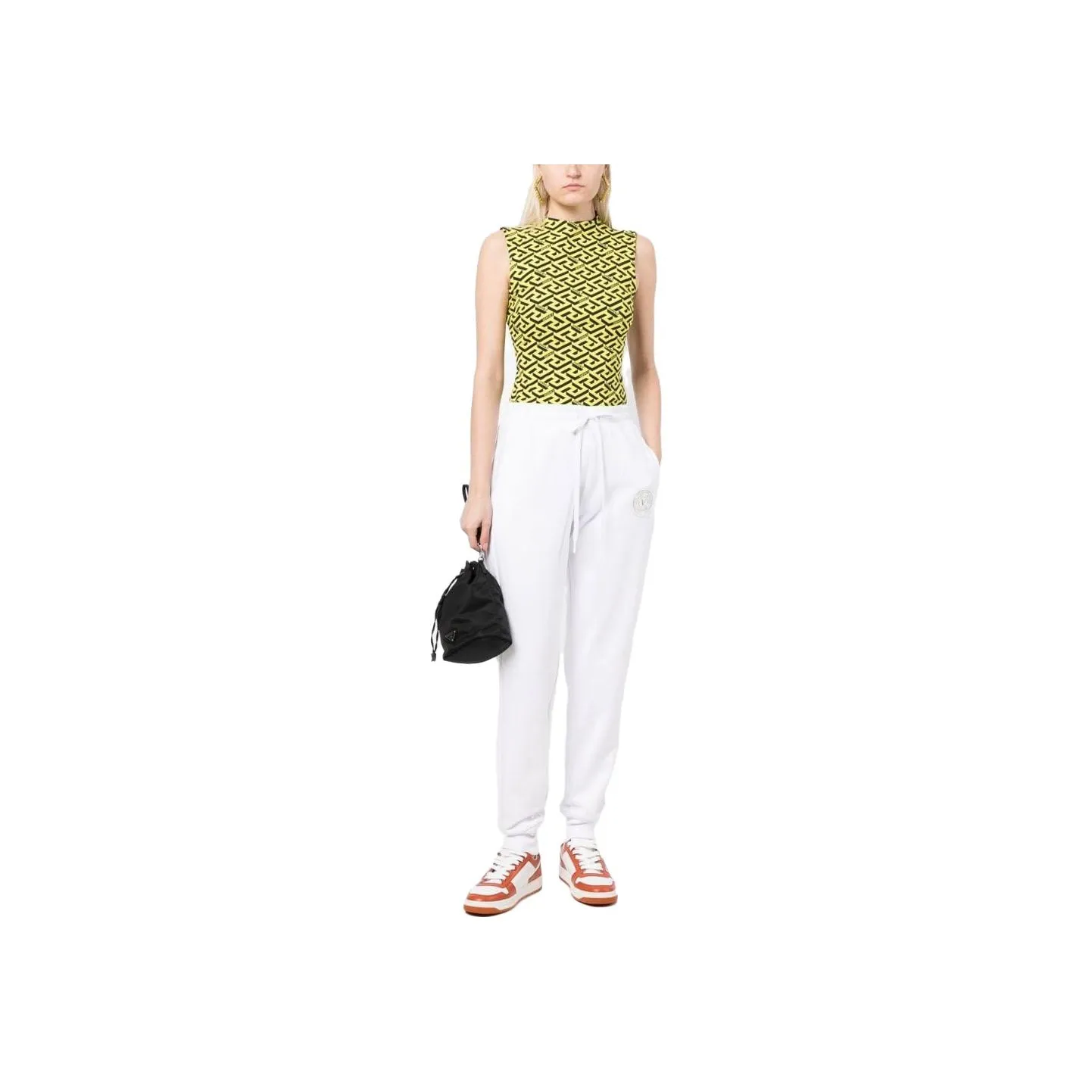 VERSACE JEANS COUTURE SS23 Sweatpants Women's White